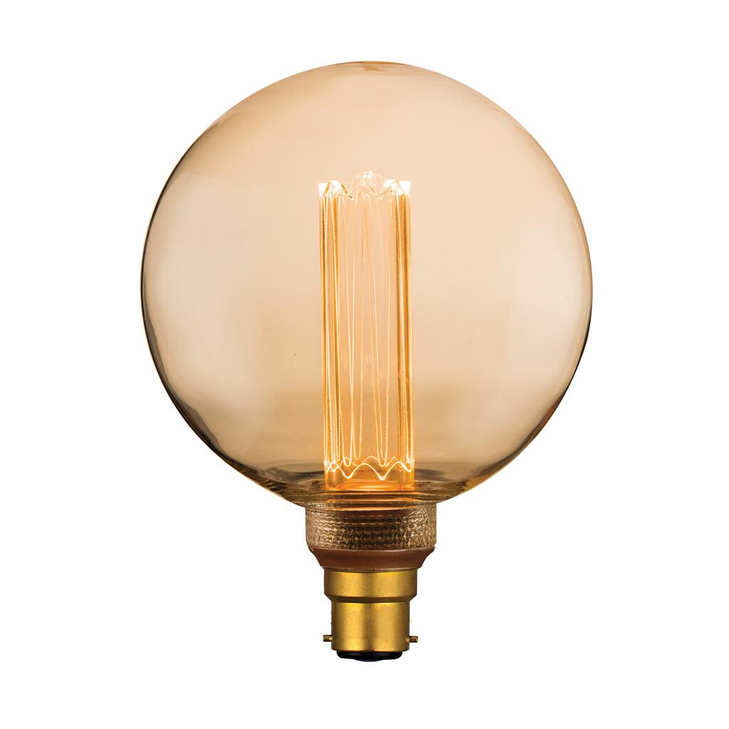 3.5W Round Retro Warm White B22 G125 LED Bulb