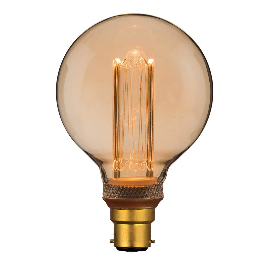 3.5W Round Retro Warm White B22 G95 LED Bulb