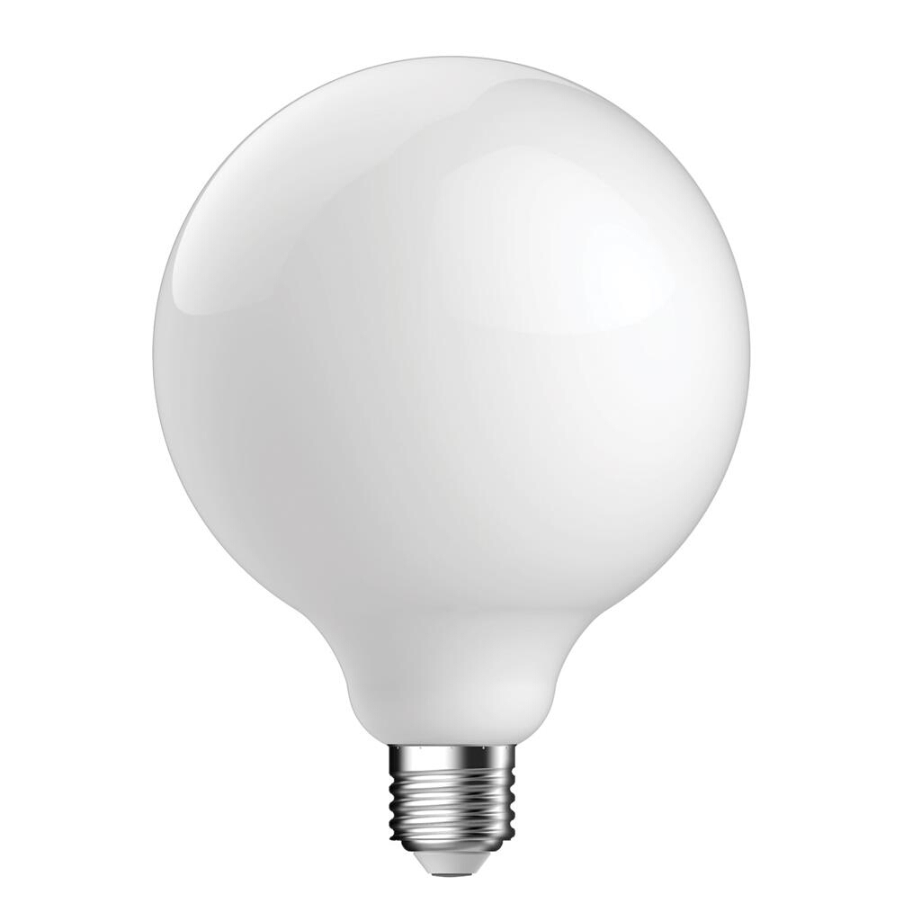 7.5W Round Frosted Warm White E27 G120 LED Bulb