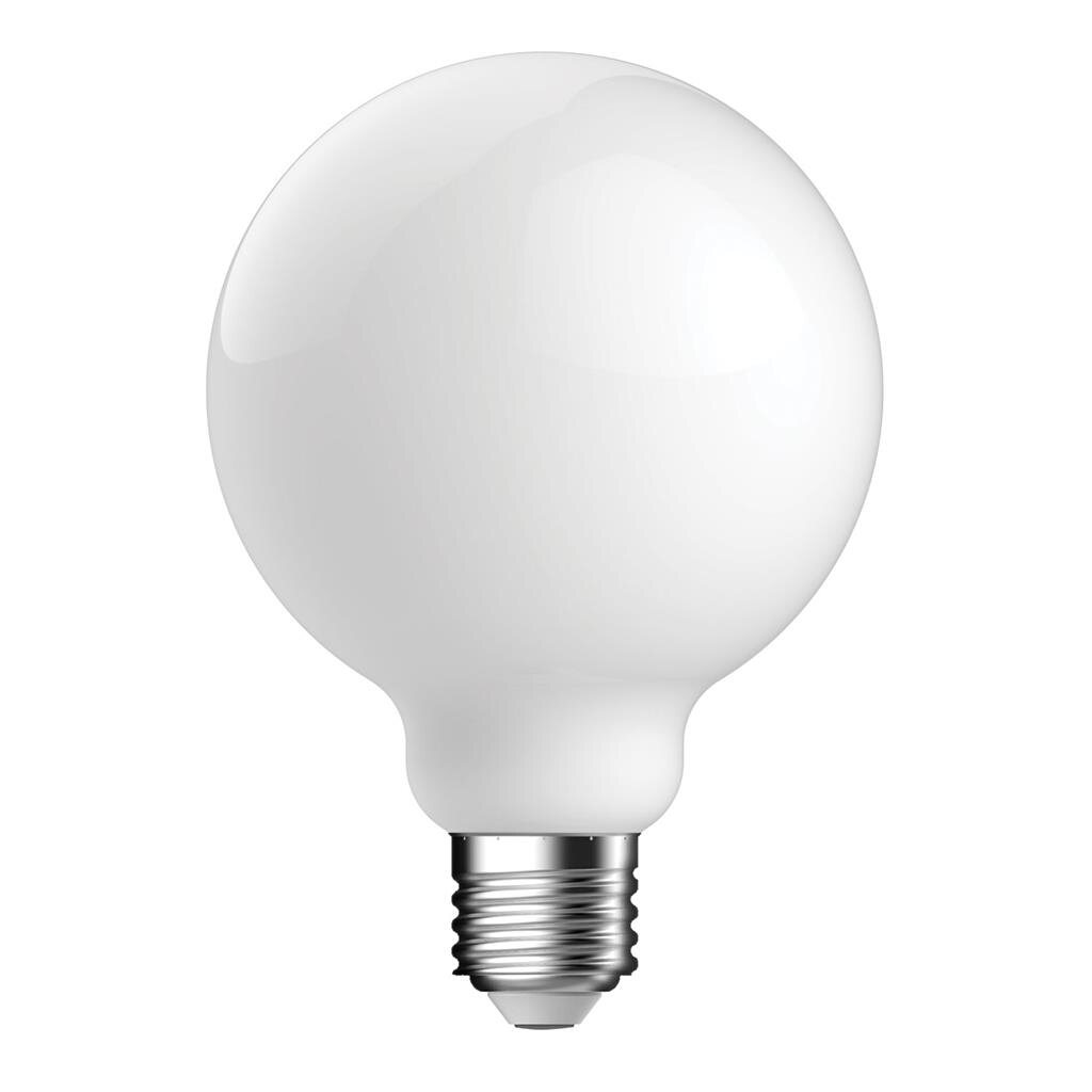 7.5W Round Frosted Warm White E27 G95 LED Bulb