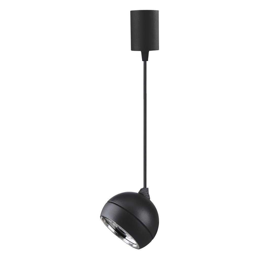 Moon Black Modern Flood Pendant