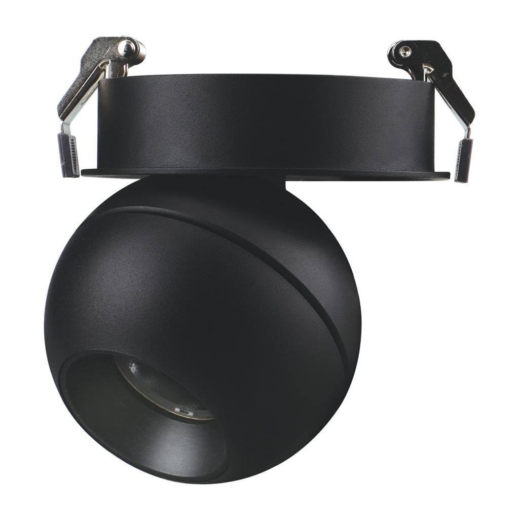 Moon Black Modern Recessed Spot Ceiling Light
