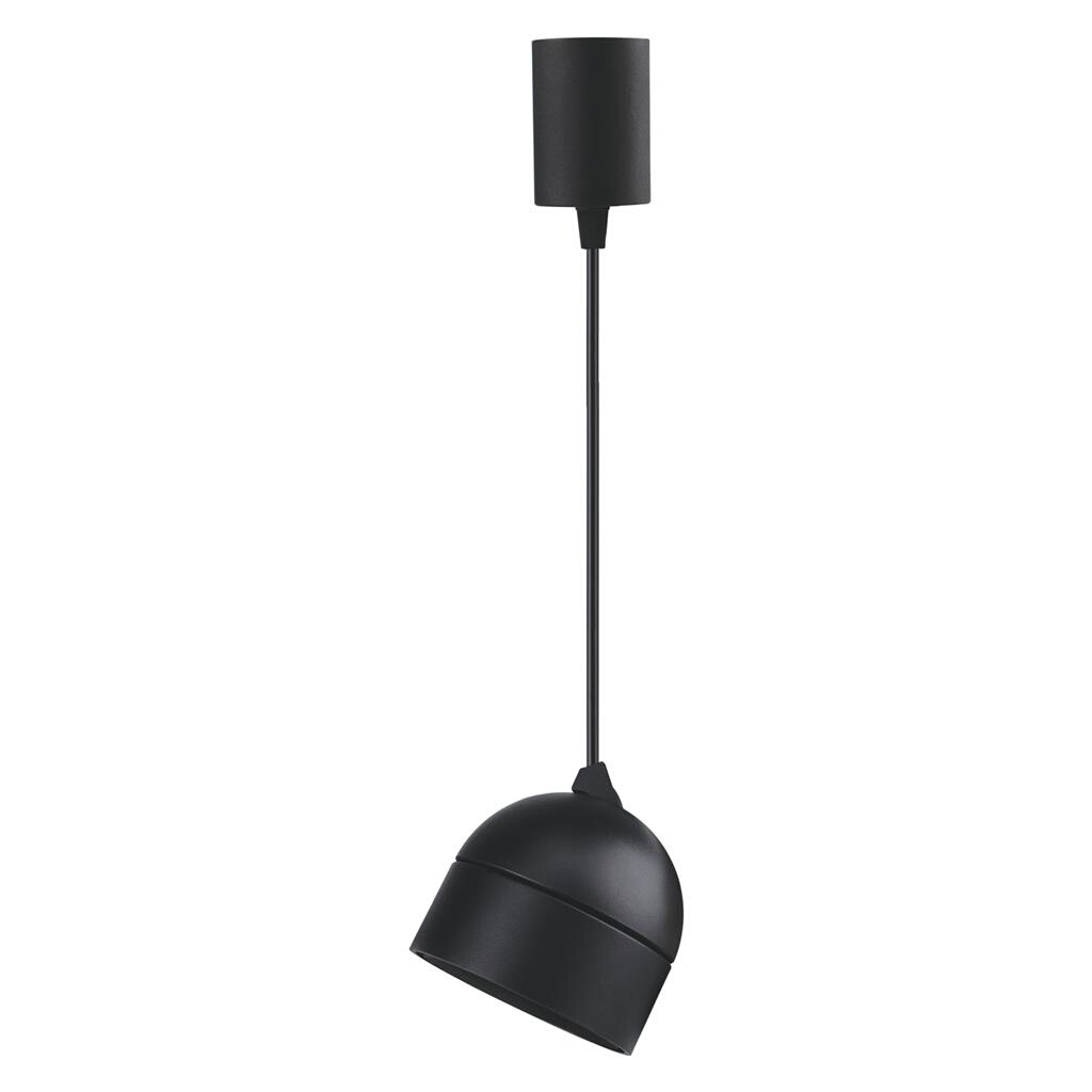 Moon Black Modern Tube Pendant