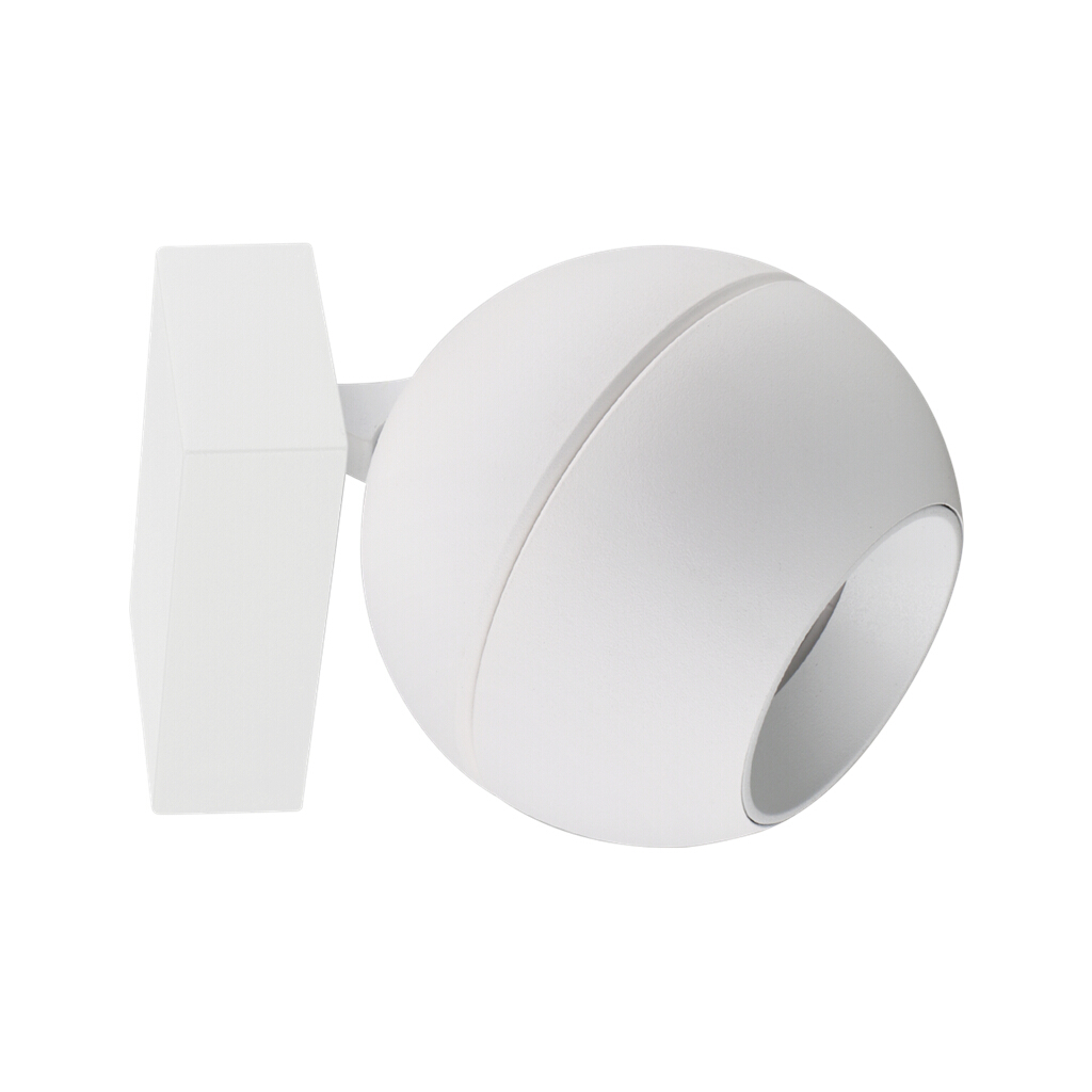 Moon White Modern Spot Wall Light