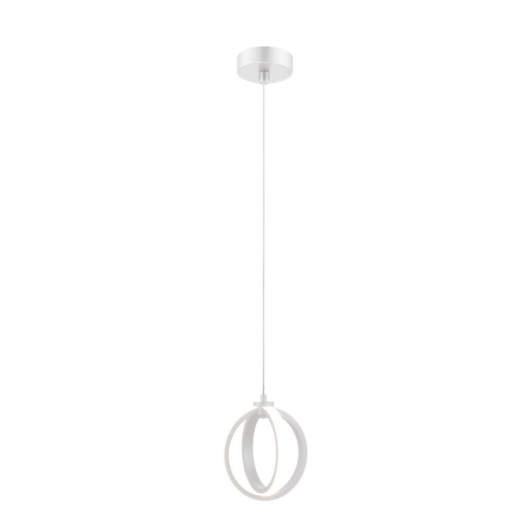 Spin Twin White Rings Pendant Light