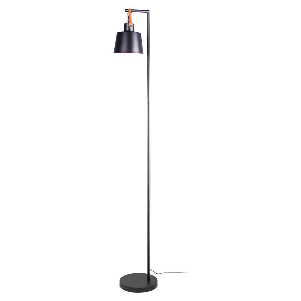 Strap Matt Black Feature Floor Lamp