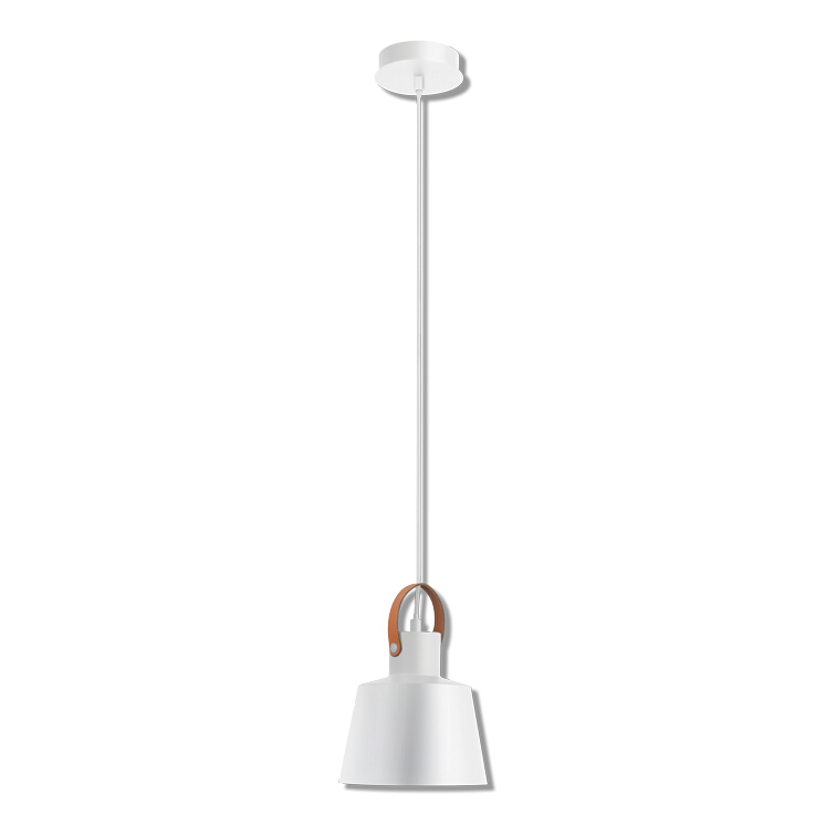 Strap Matt White Feature Pendant Light