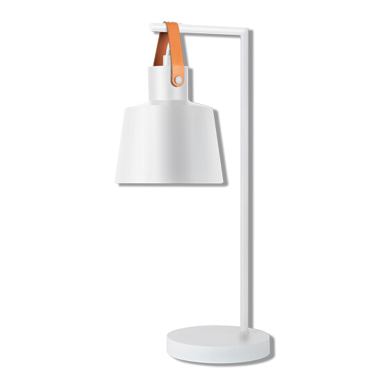 Strap Matt White Feature Table Lamp