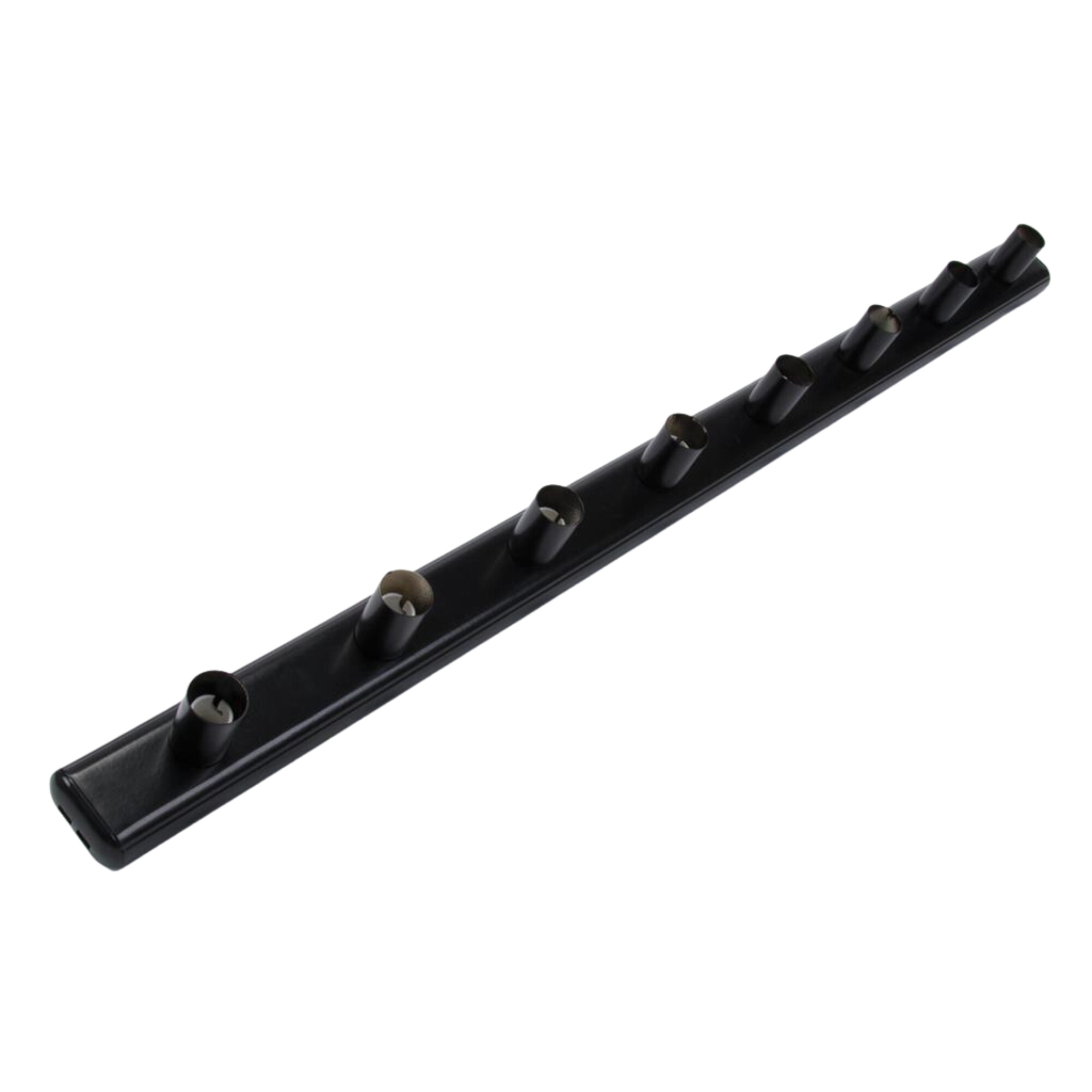 Hollywood Black Long Vanity Wall Light