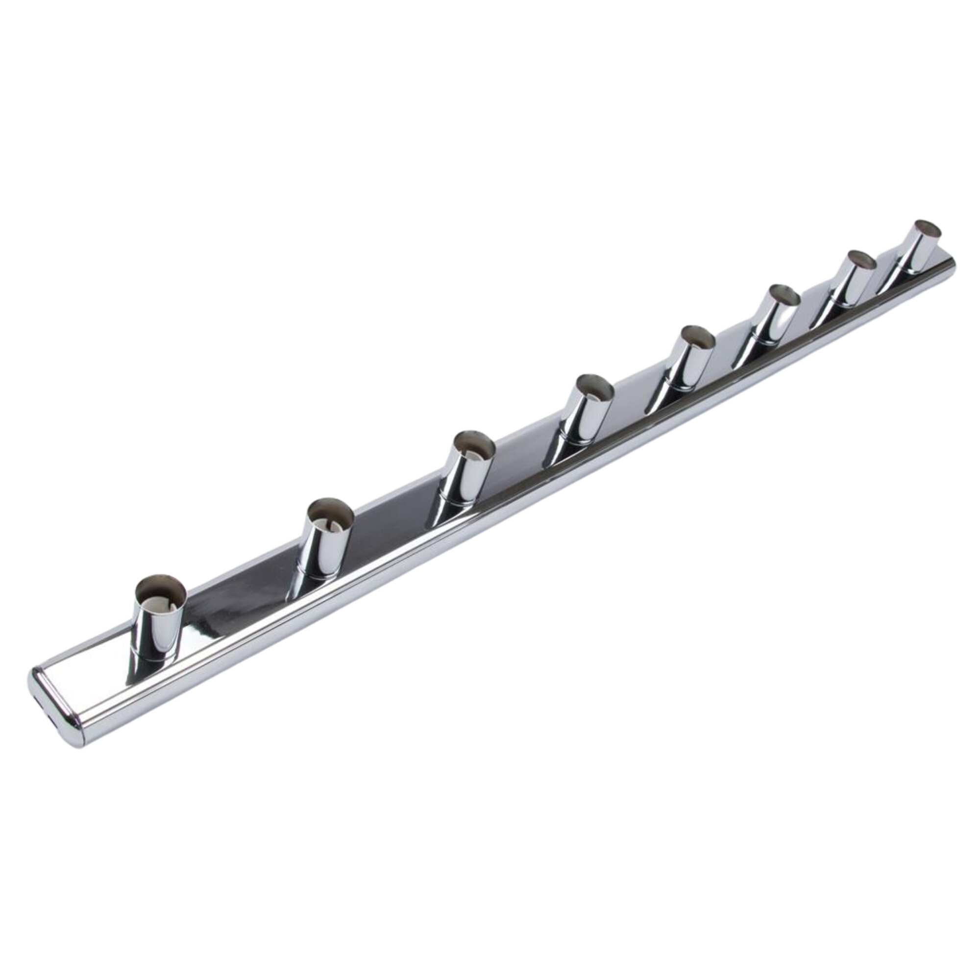 Hollywood Chrome Long Vanity Wall Light