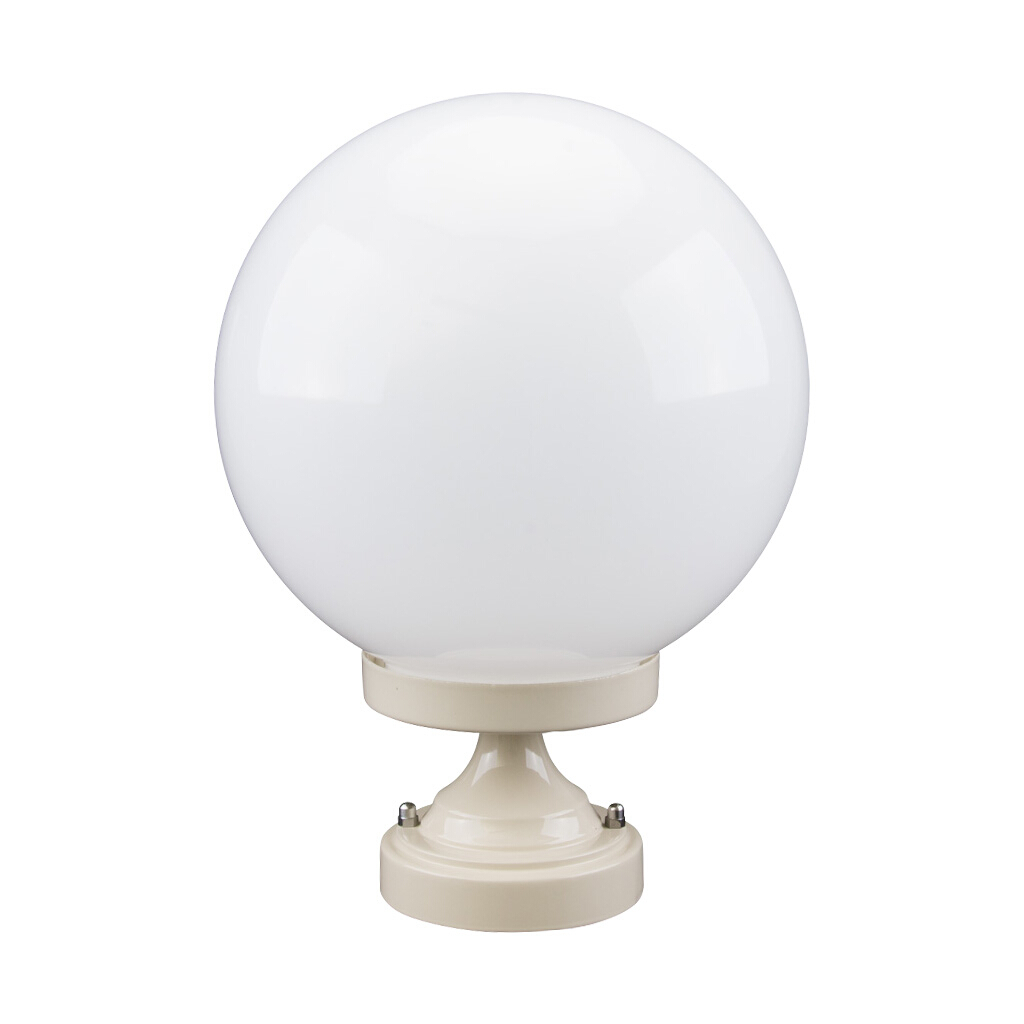 Siena Beige Short Sphere Pillar Light