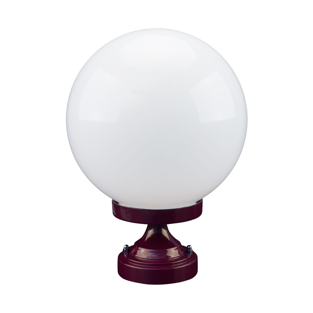 Siena Burgundy Short Sphere Pillar Light