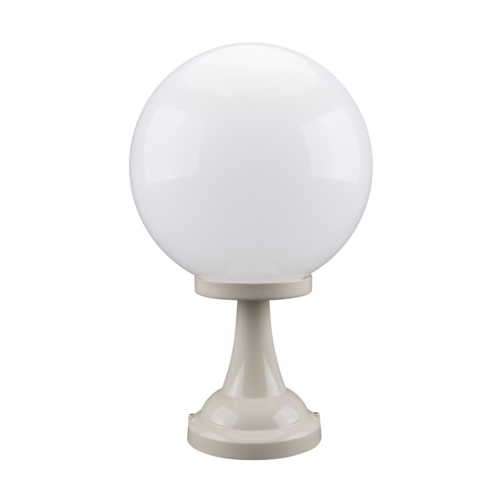 Siena Traditional Beige Sphere Pillar Light