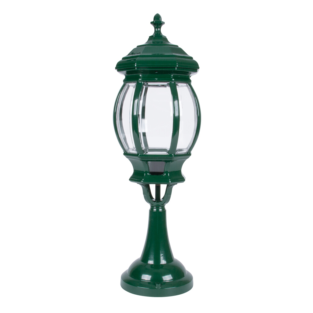 Vienna Green Lantern Pillar Light