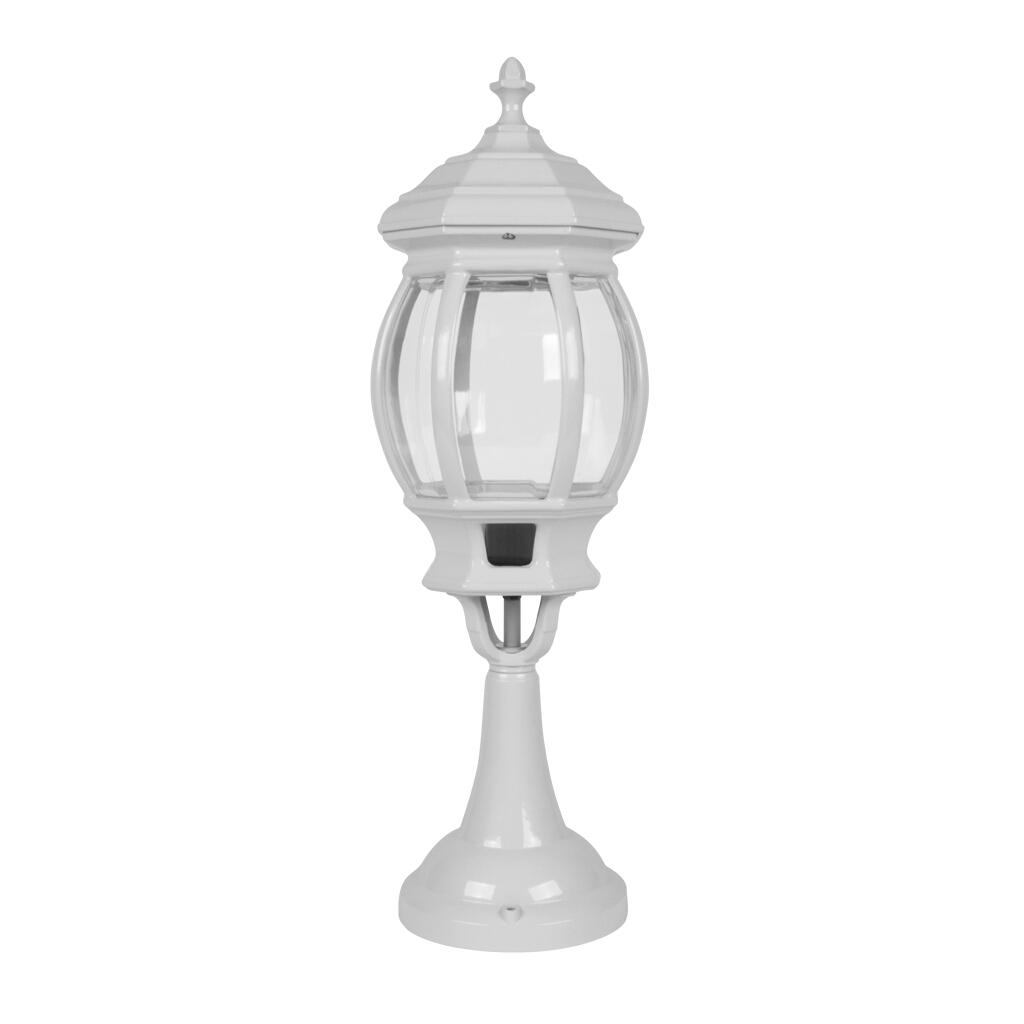 Vienna White Lantern Pillar Light