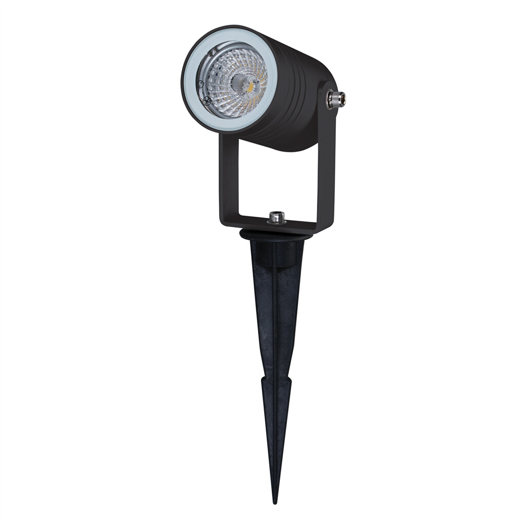 Elite Black Garden Spike Light