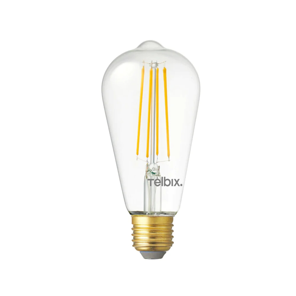 8W Pilot Clear Dimmable Cool White E27 LED Bulb
