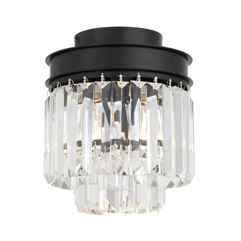 Saint Round Crystal Ceiling Light