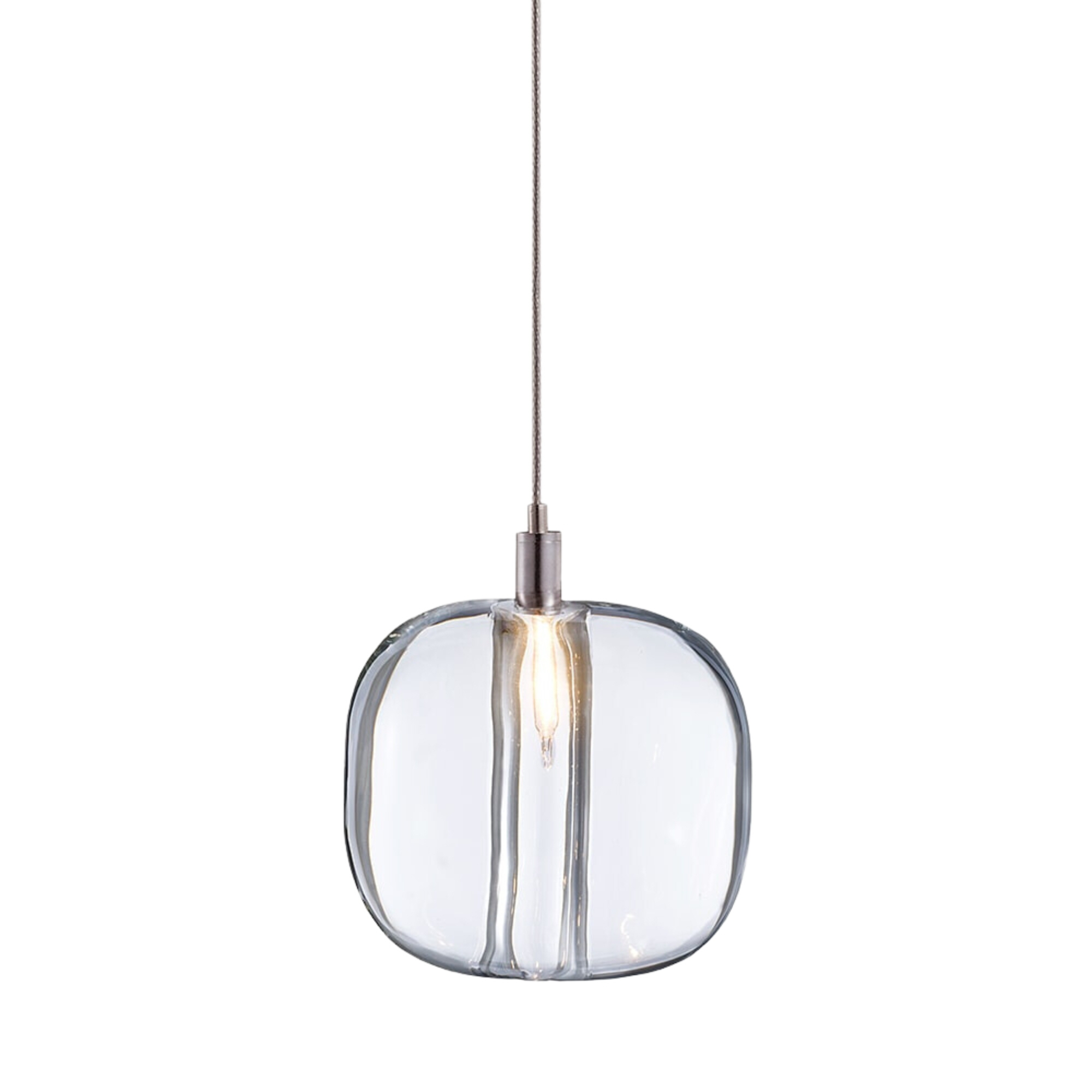 Cubie Clear Crystal LED Pendant