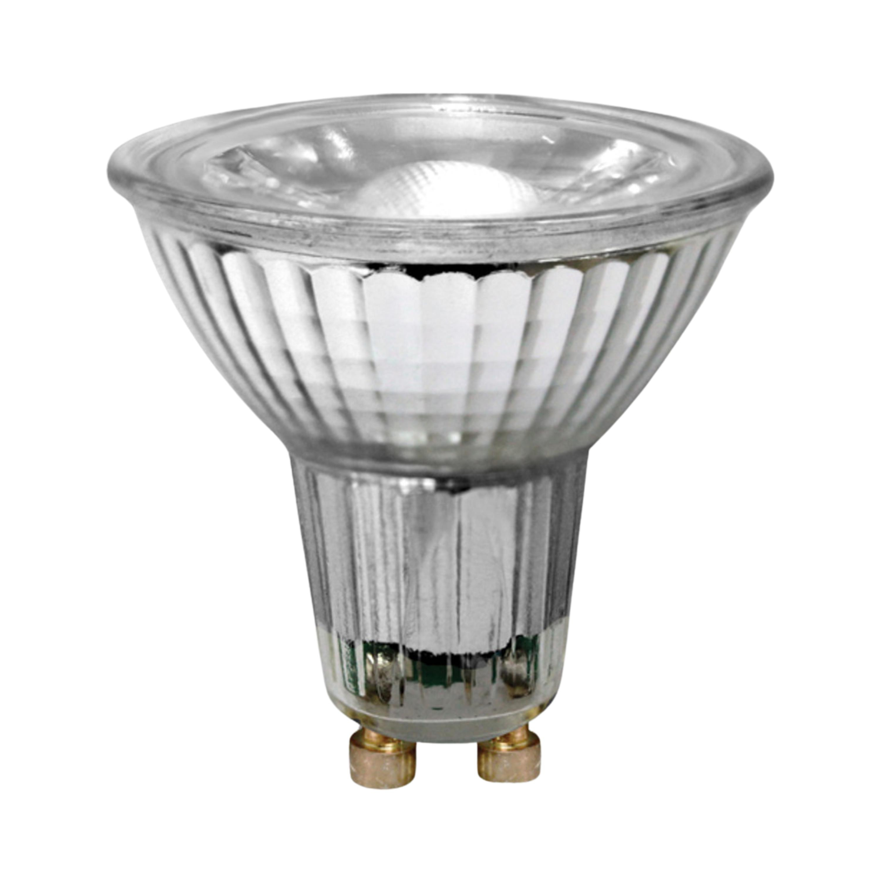 7W Full Glass Cool Daylight GU10 COB LED Bulb