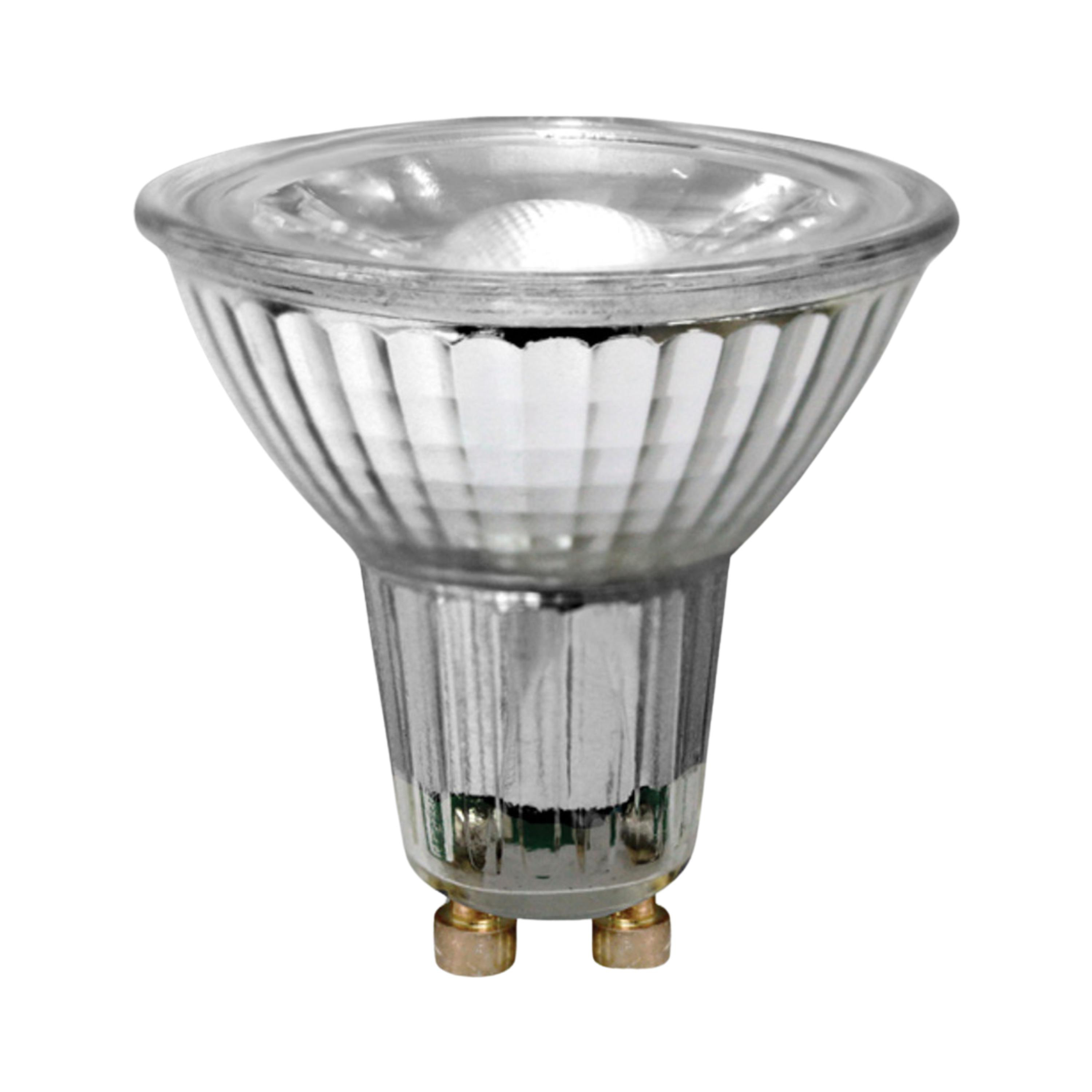 7W Full Glass Dimmable Warm White GU10 COB LED Bulb