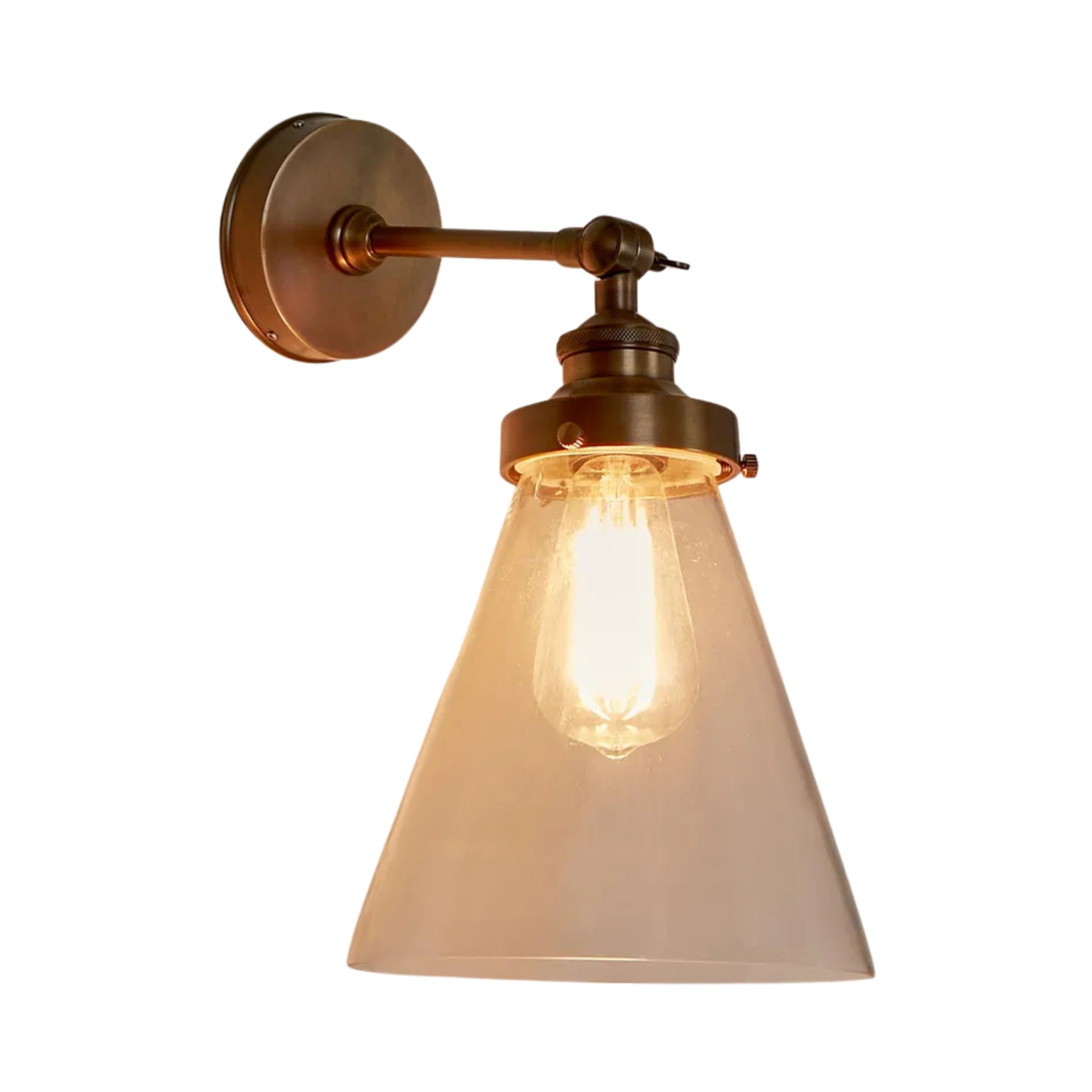 Francis Antique Brass Wall Lamp
