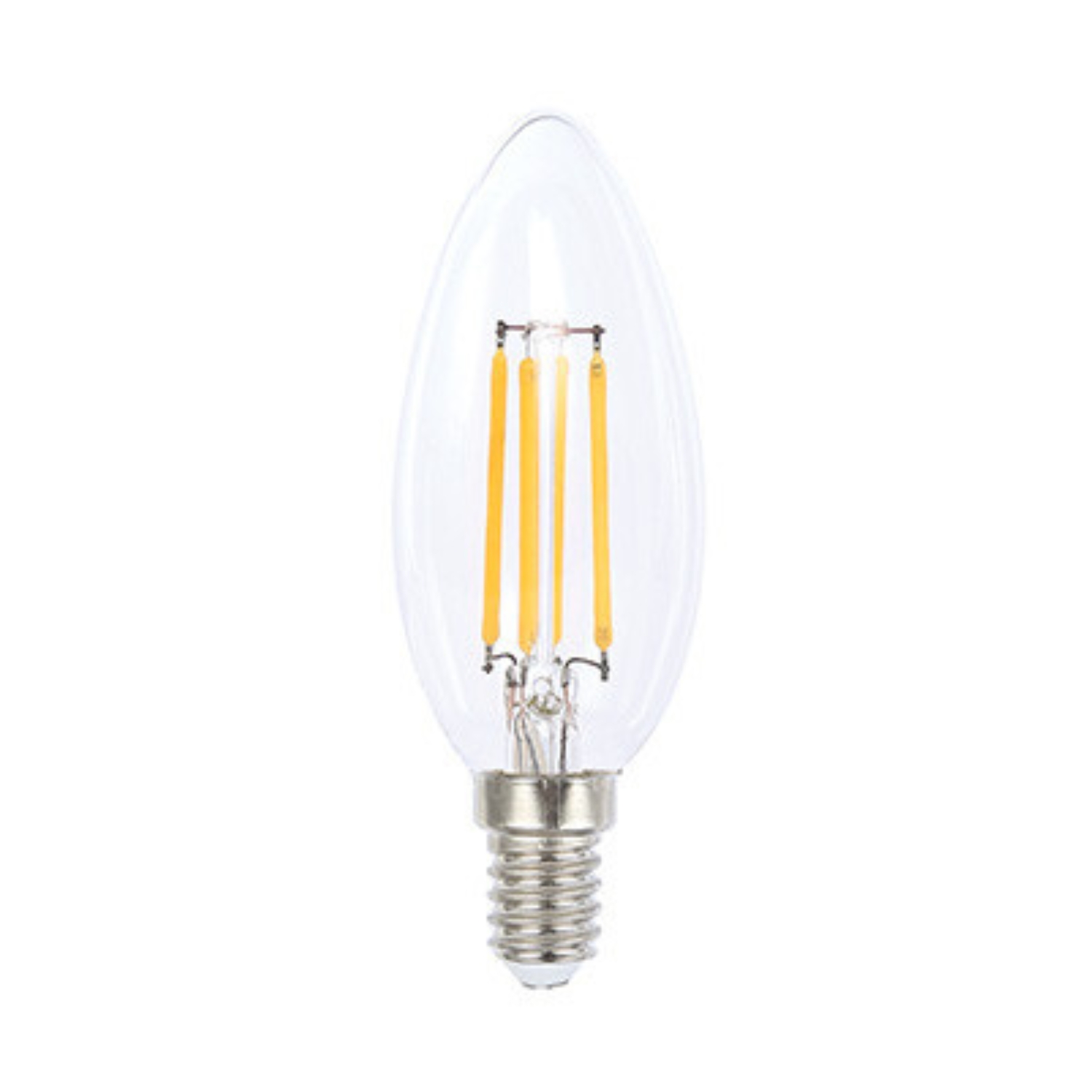 6W Clear Filament Candle Warm White E12 LED Bulb