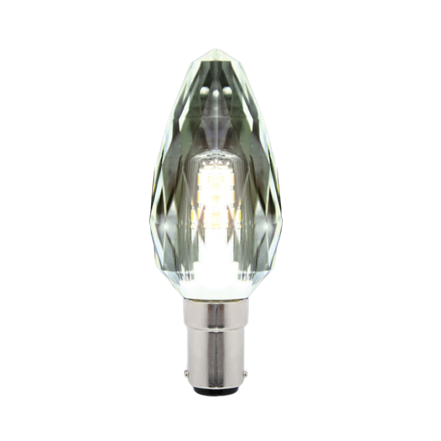 4W Gem Crystal Candle Dimmable Cool Daylight B15 LED Bulb