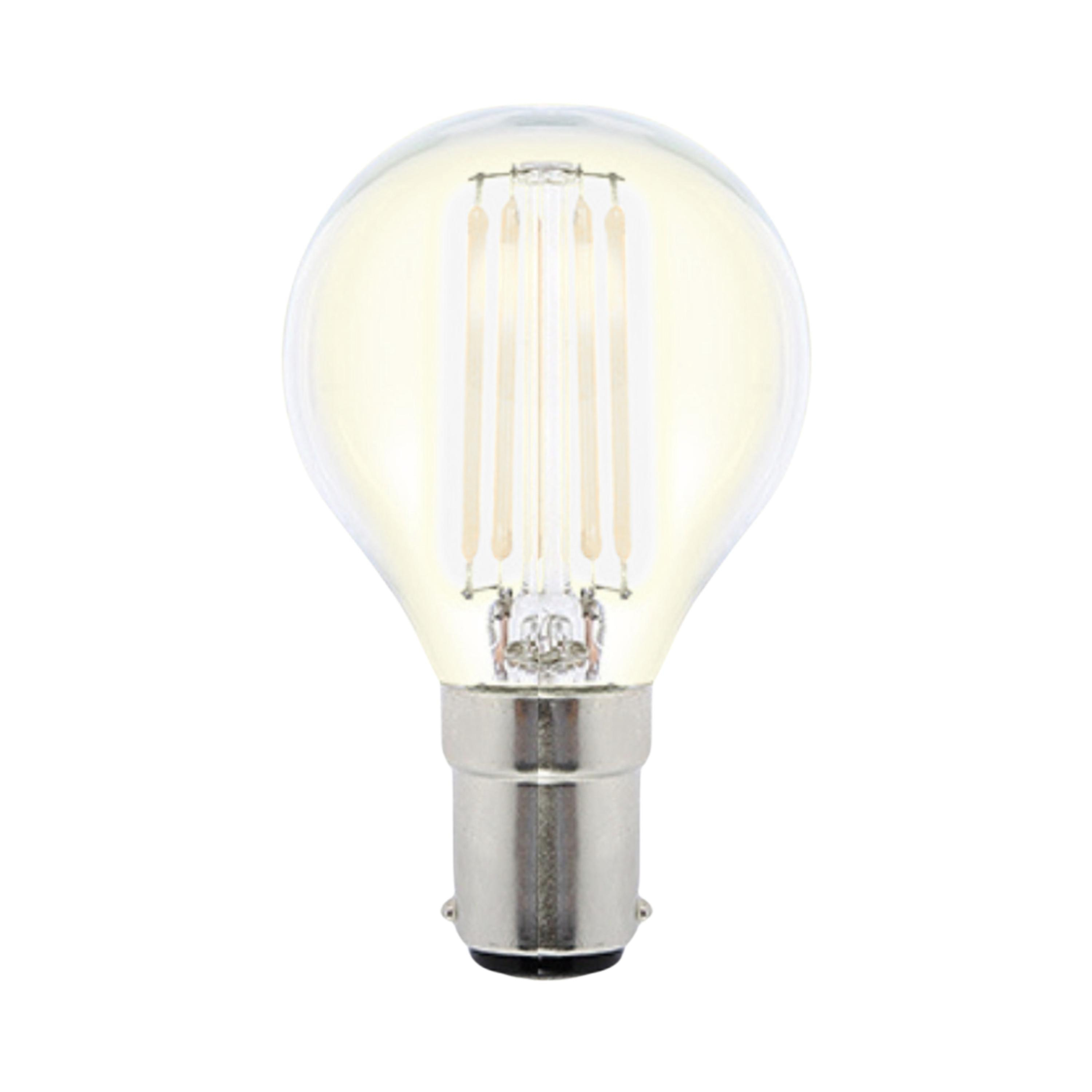 4W Fancy Round Clear Filament Cool Daylight B15 LED Bulb