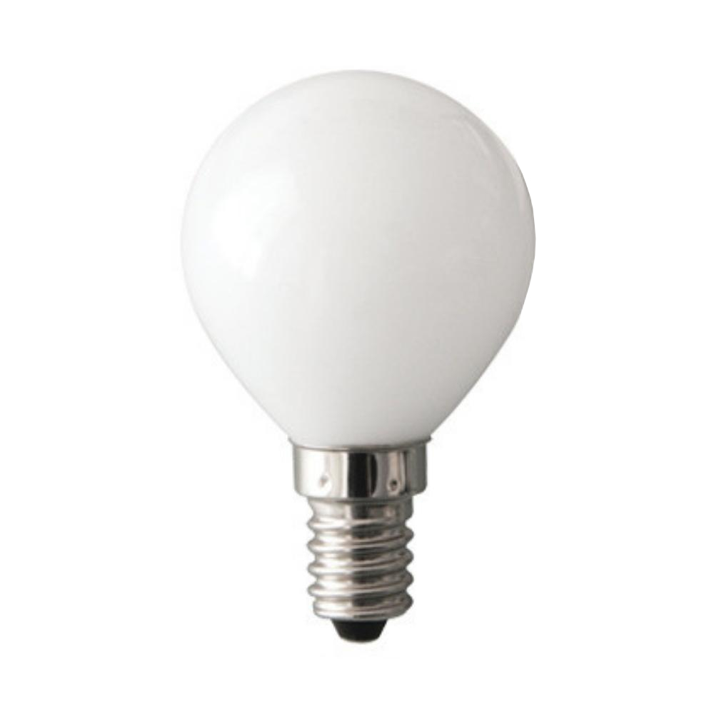4W Fancy Round Opal White Warm White E14 LED Bulb