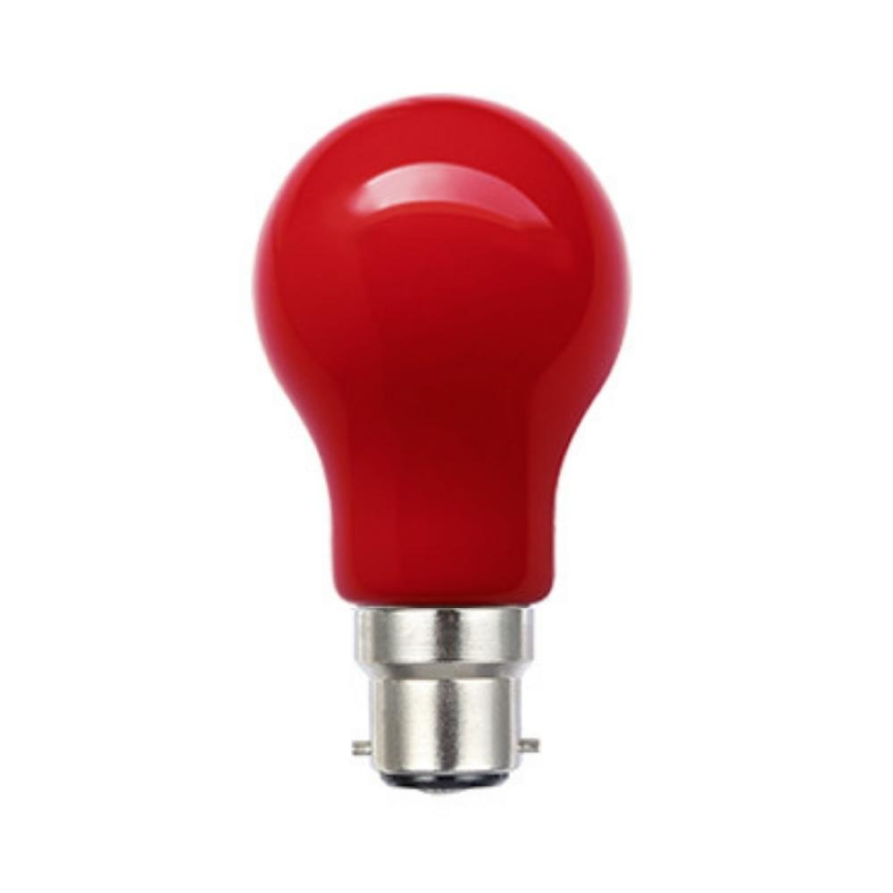 3W GLS Red Glass Indoor Festoon B22 LED Bulb
