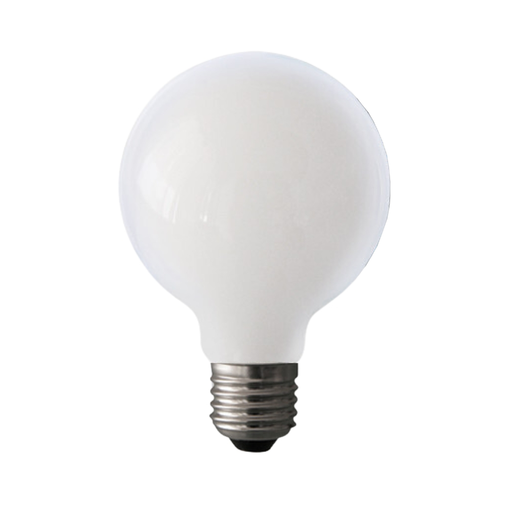 8W Opal Spherical Warm White E27 G95 LED Bulb