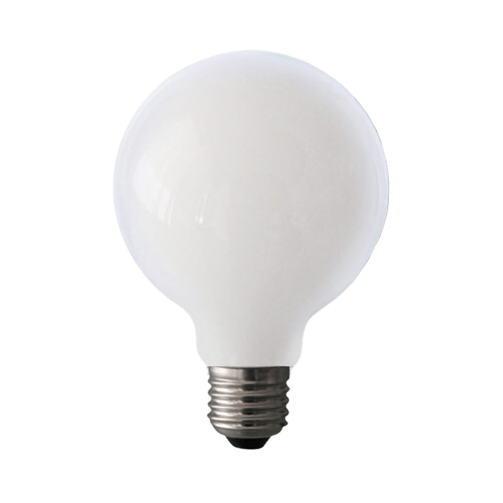 8W Opal Spherical Cool Daylight E27 G95 LED Bulb