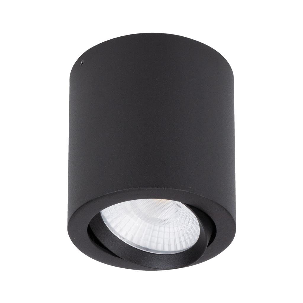 Neo 20W Surface Mounted Tiltable Downlight - Black