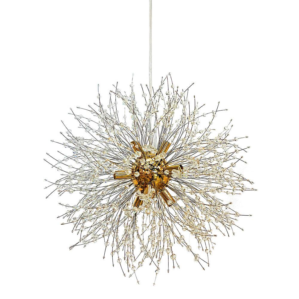 Golden Dandelion Sputnik Pendant Chandelier