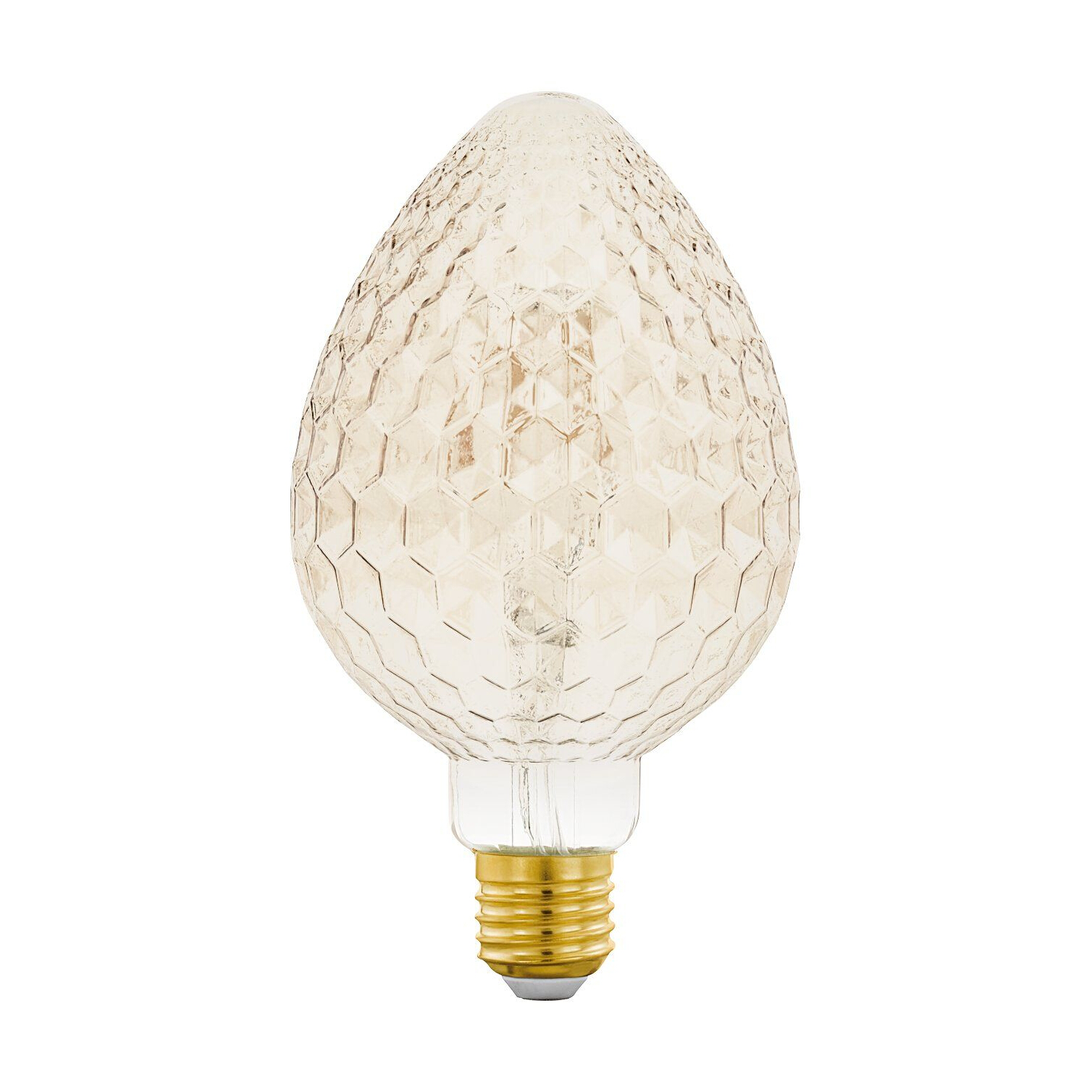 2.5W Patterned Amber Glass Warm White E27 LED Bulb