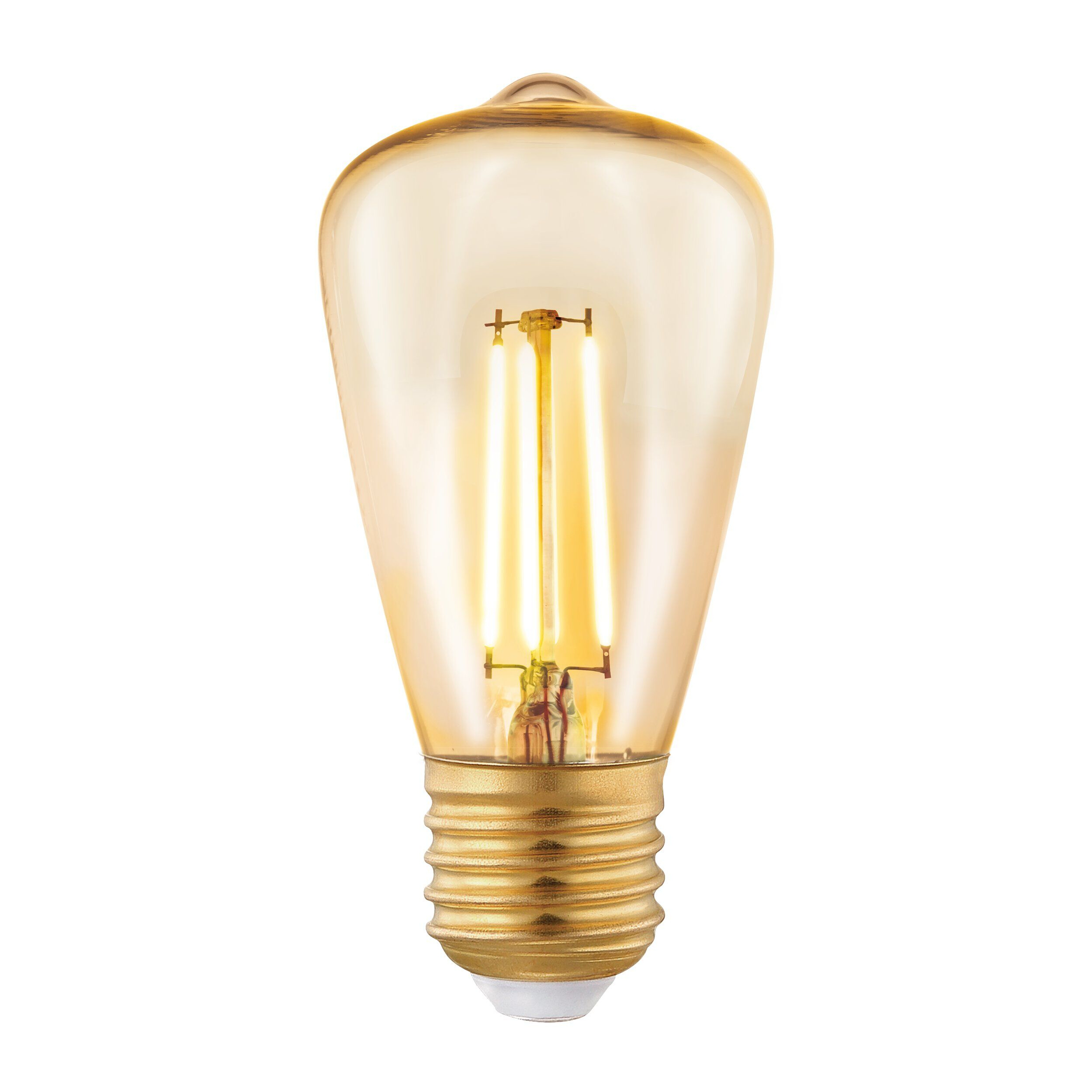 3.5W ST48 Amber Glass Warm White E27 LED Bulb