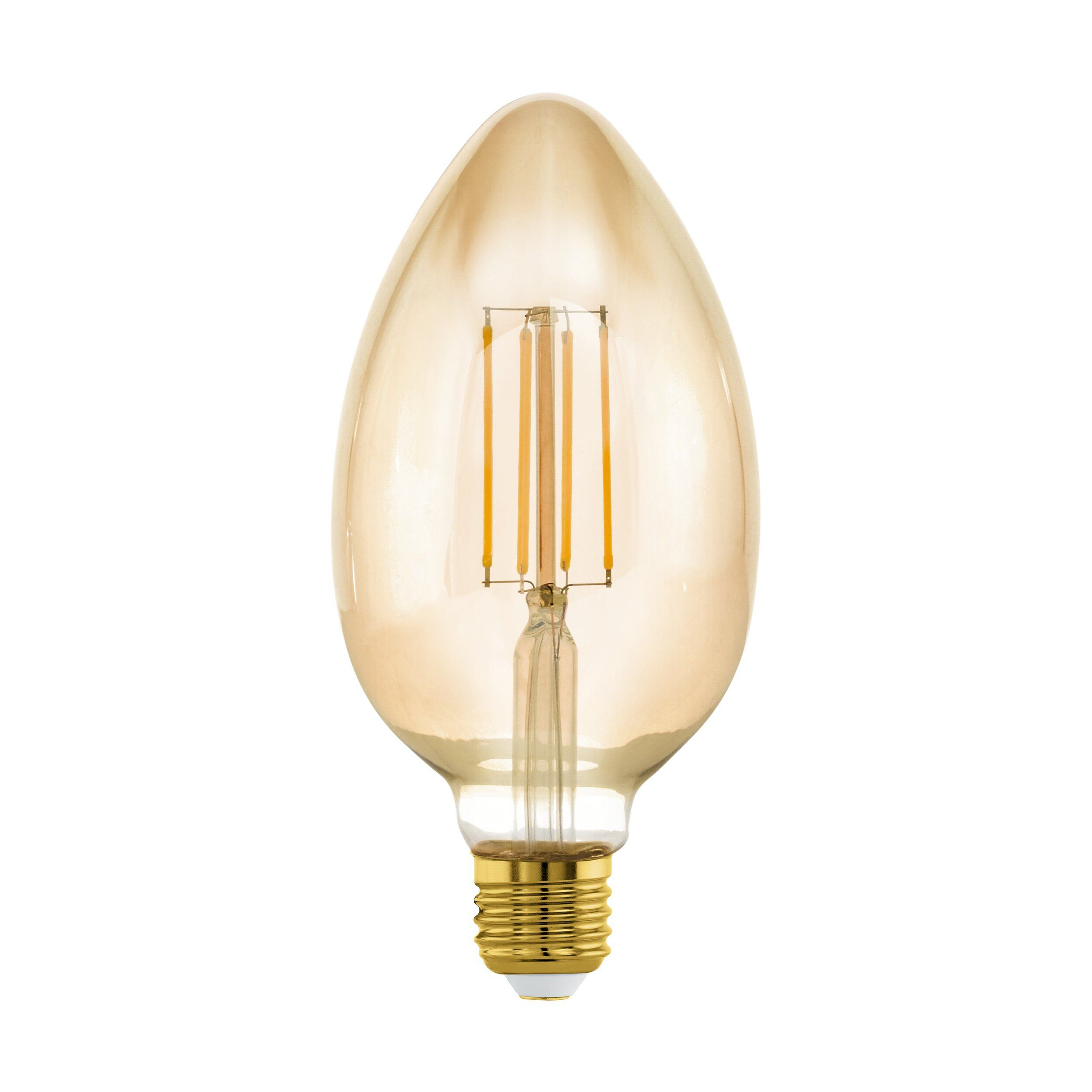 4.5W Amber Glass Warm White E27 LED Bulb