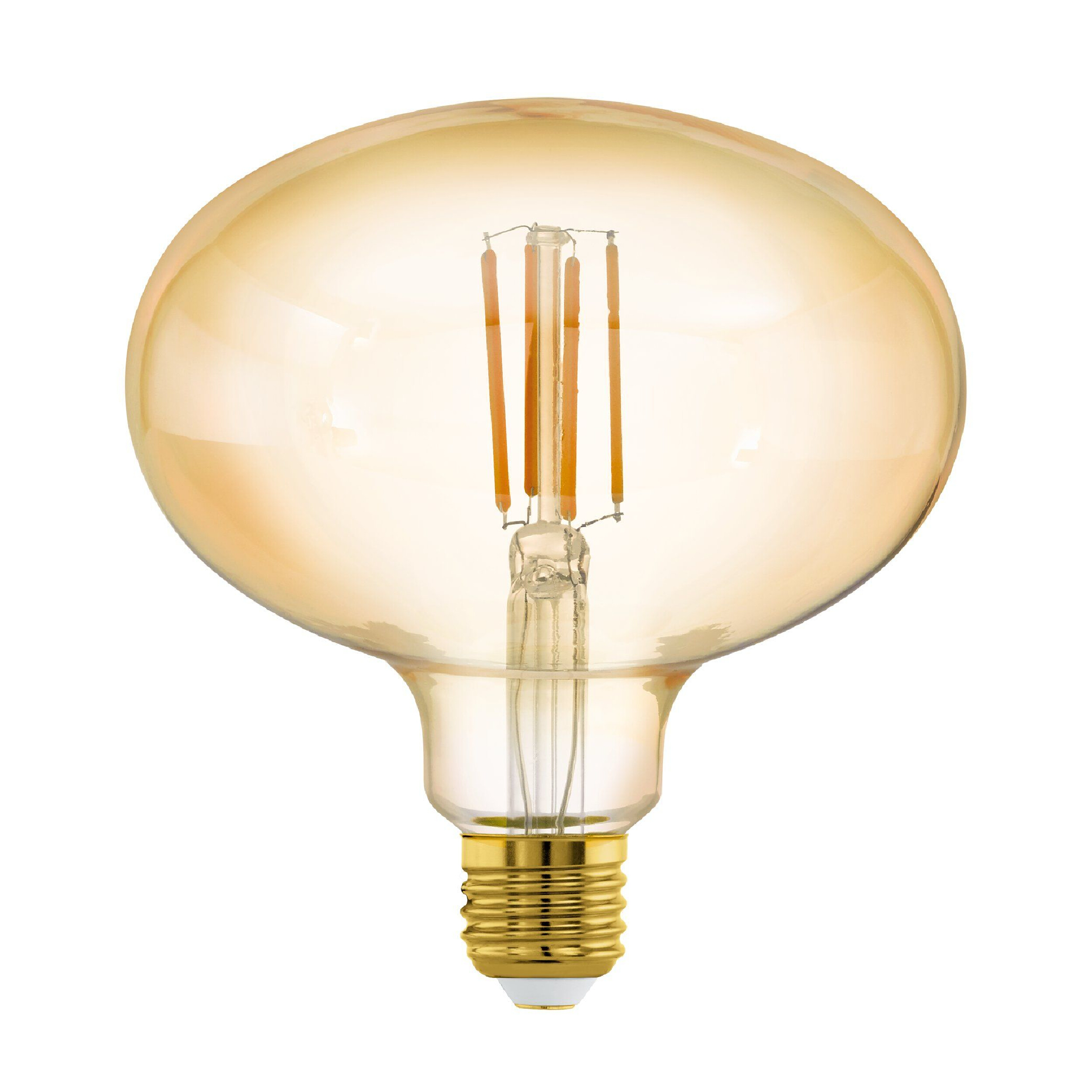 4.5W R140 Amber Glass Warm White E27 LED Bulb