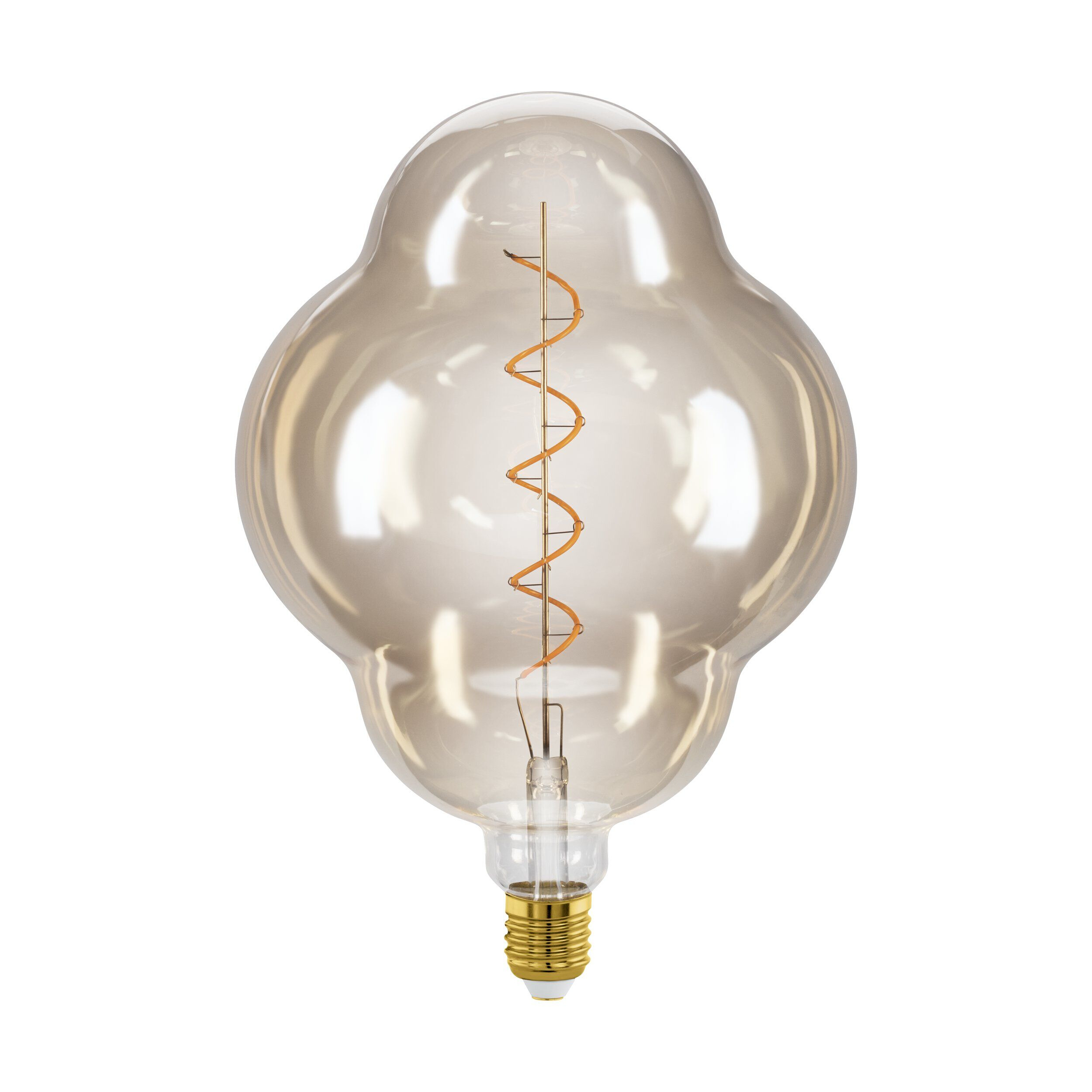 4W CL200 Amber Glass Warm White E27 LED Bulb