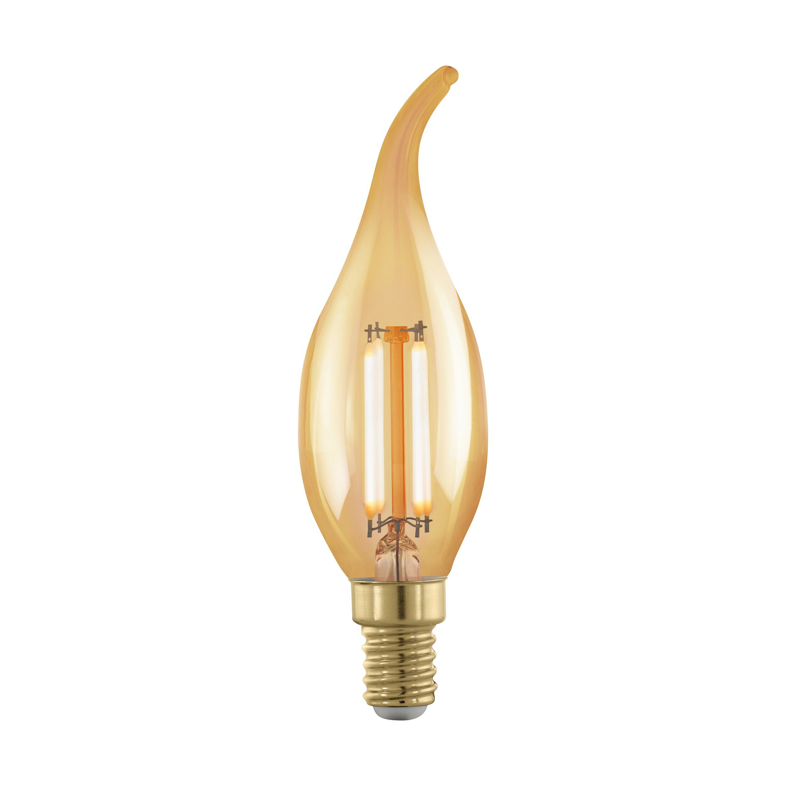 4W Flame Tip Golden Age Candle Warm White E14 LED Bulb