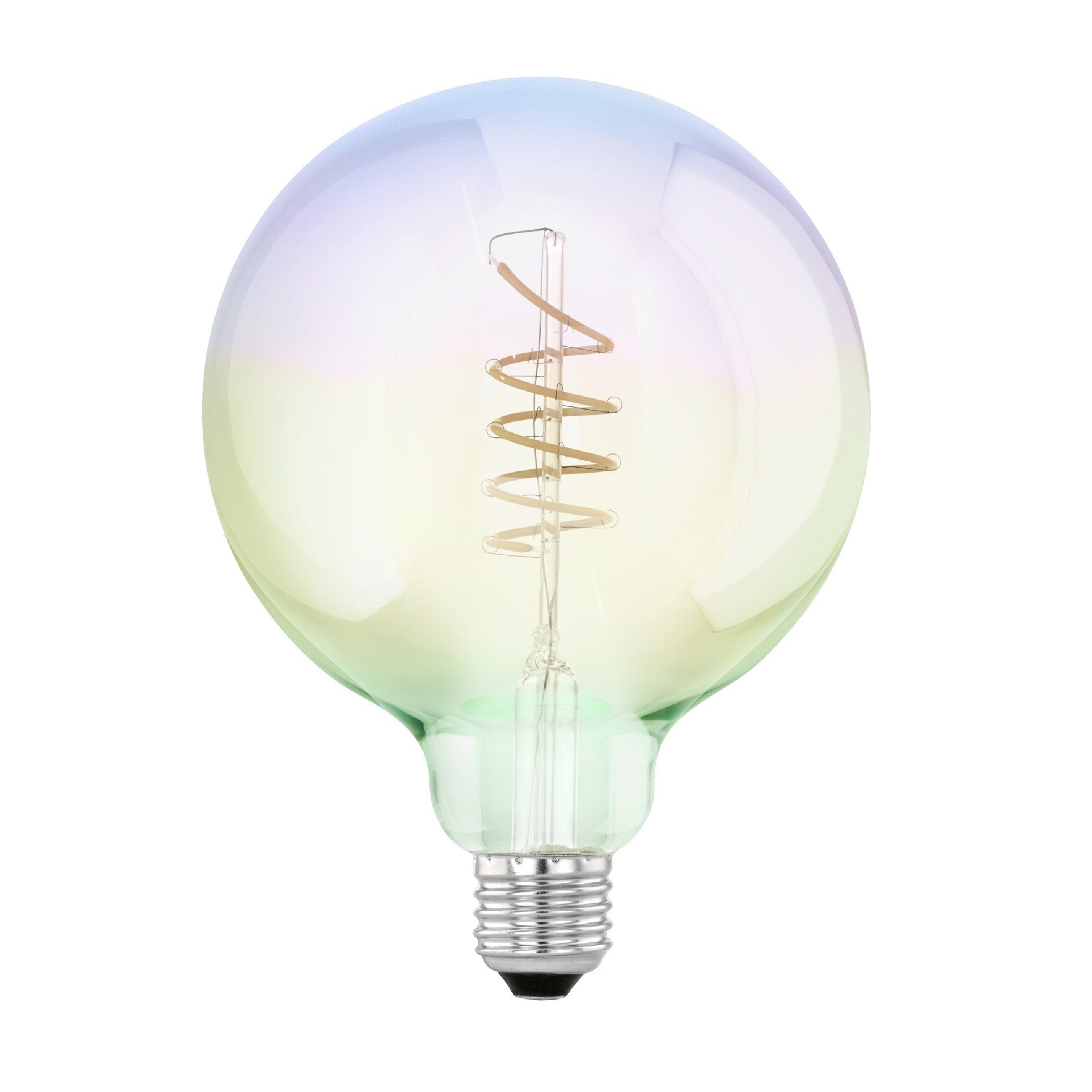 4W G125 Rainbow Glass Warm White E27 LED Bulb
