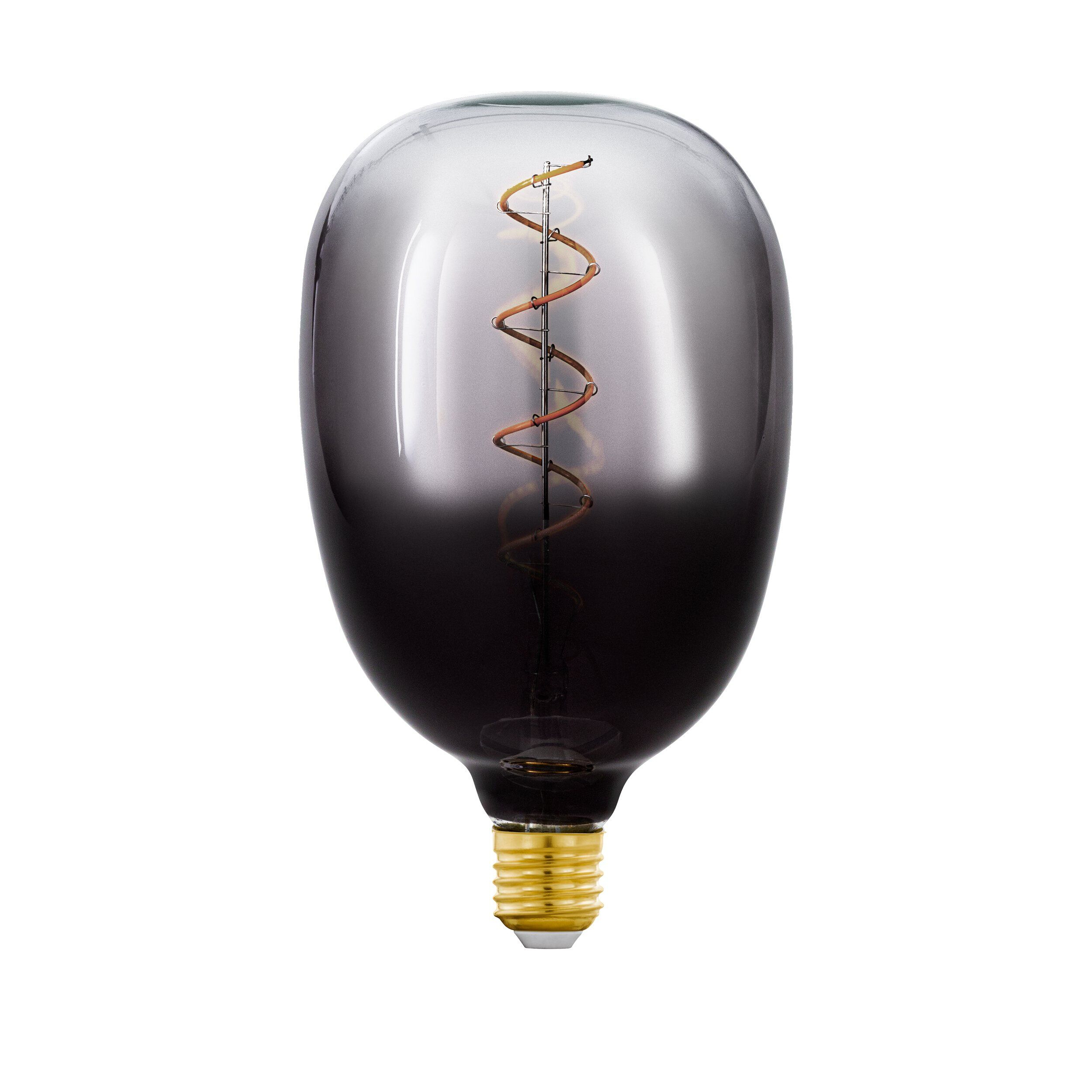 4W T120 Dimmable Grey Ombre Warm White E27 LED Bulb