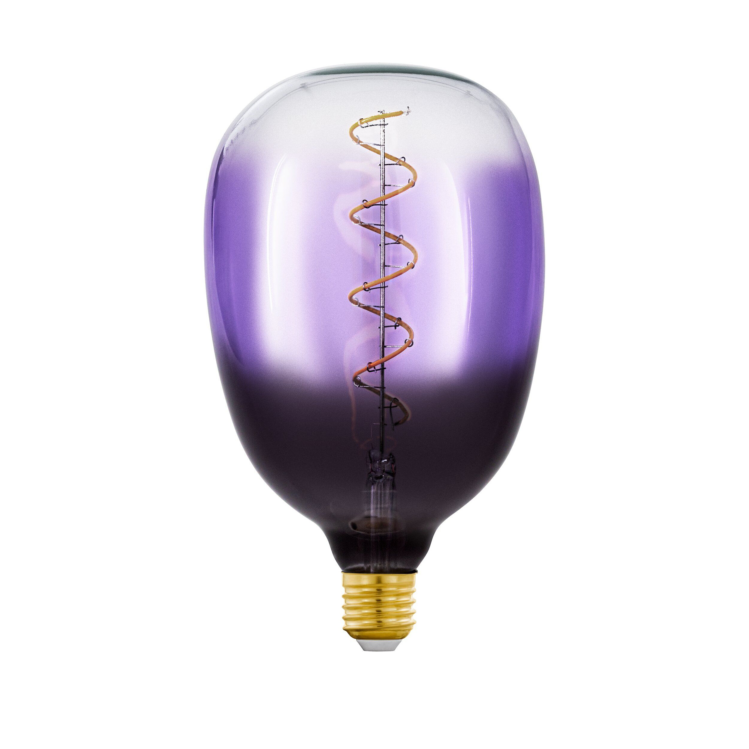 4W T120 Dimmable Purple Ombre Warm White E27 LED Bulb
