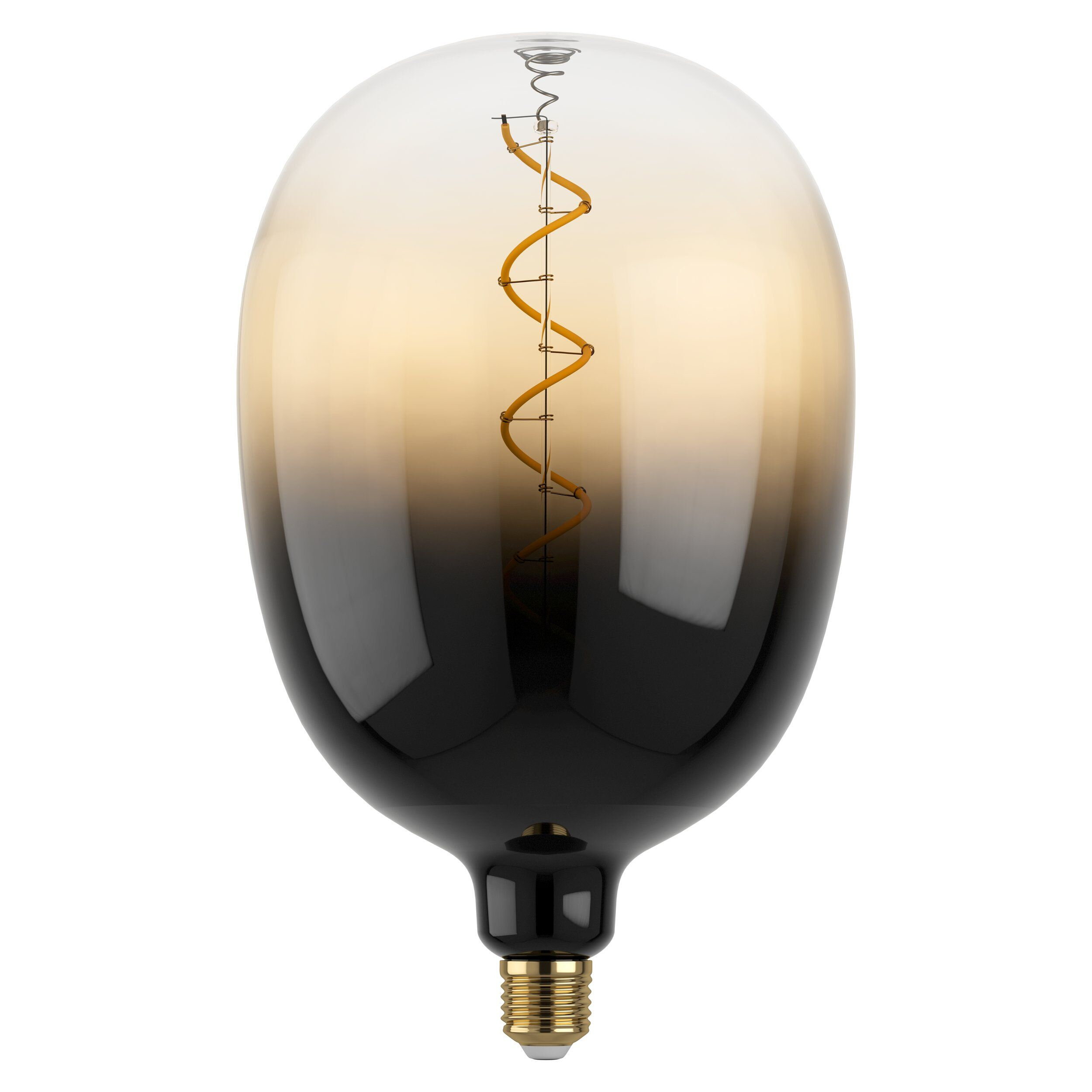 4W T180 Spiral Filament Brown Ombre Warm White E27 LED Bulb