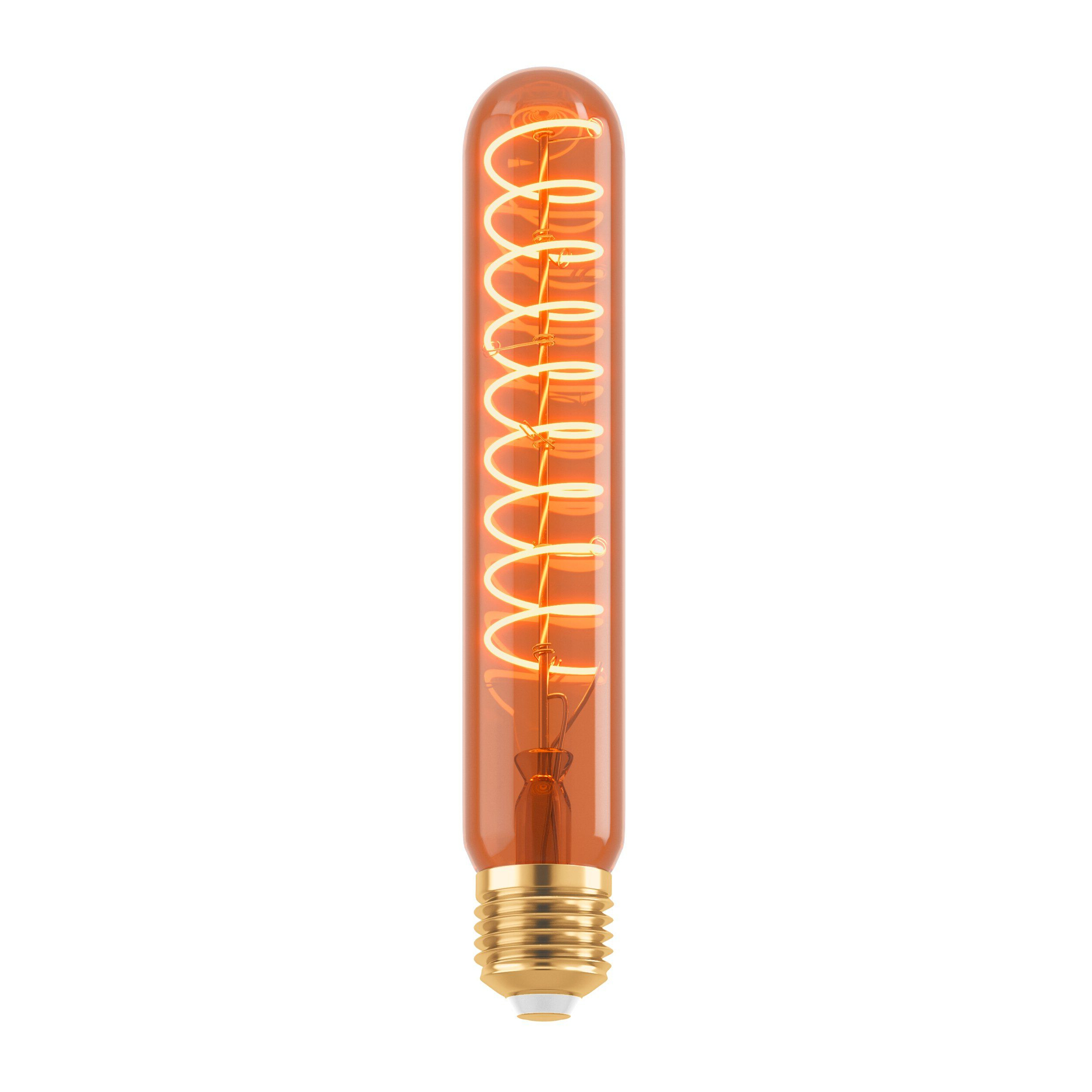 4W T30 Spiral Filament Vapourised Copper Warm White E27 LED Bulb