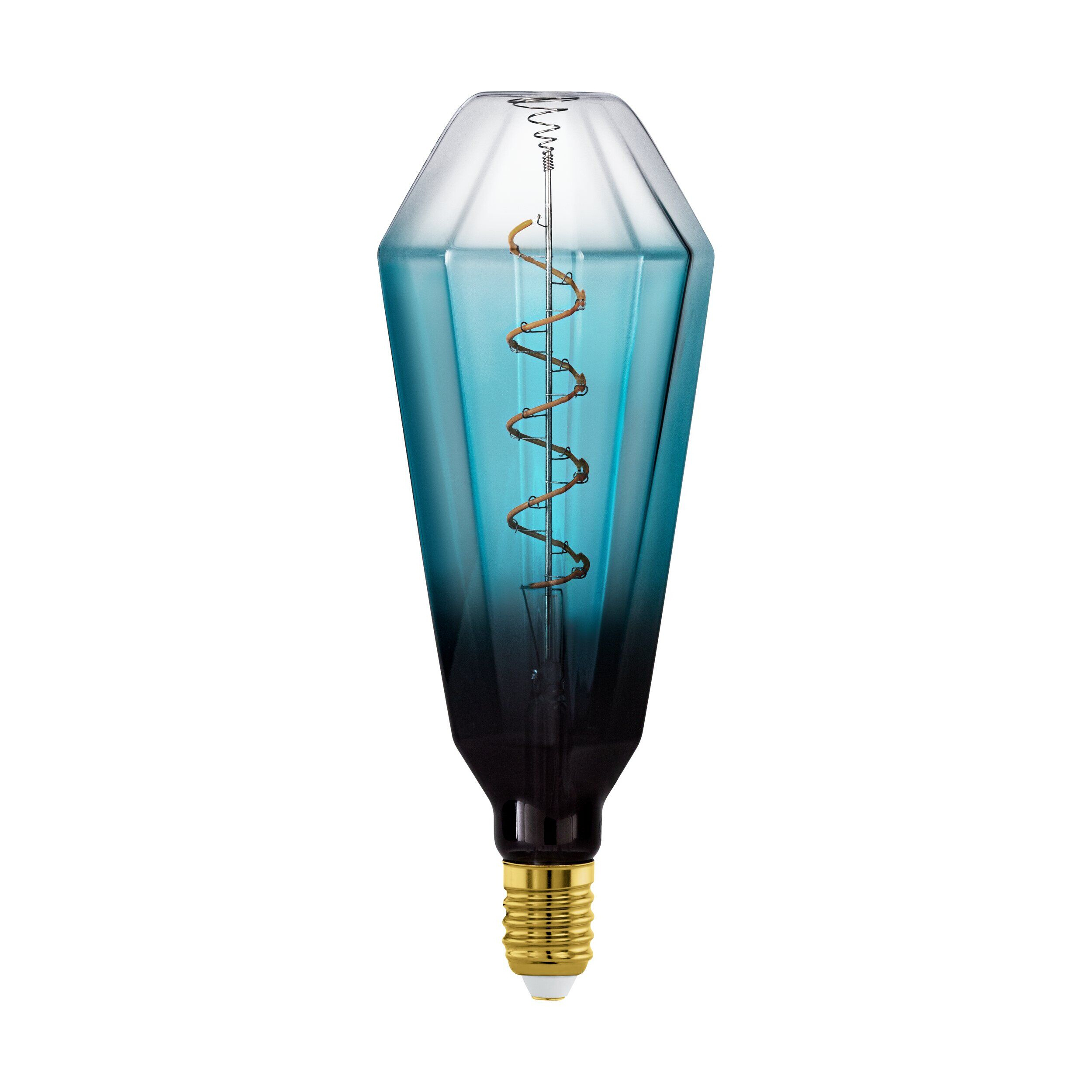 4W T100 Dimmable Blue Ombre Warm White E27 LED Bulb