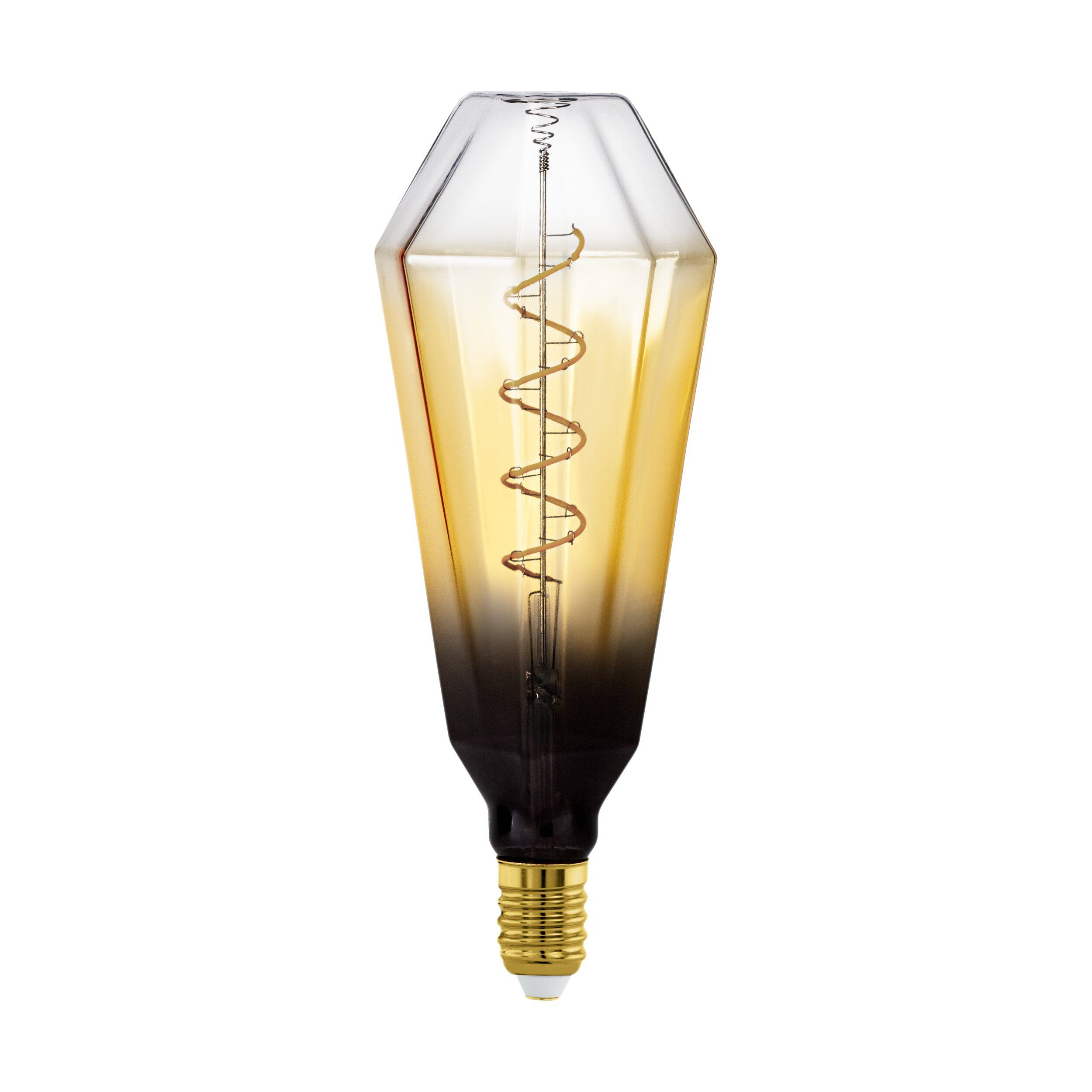 4W T100 Dimmable Brown Ombre Warm White E27 LED Bulb
