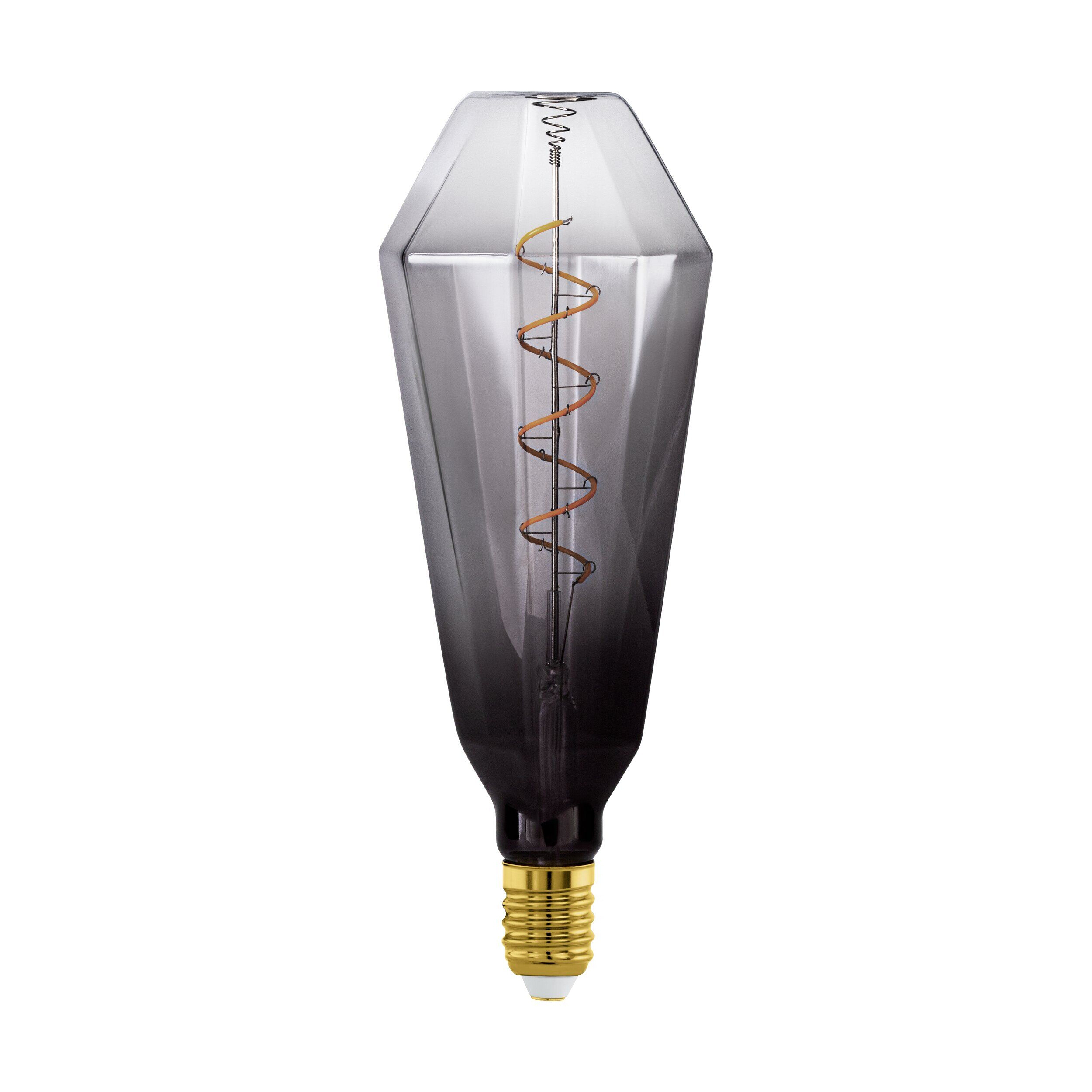 4W T100 Dimmable Grey Ombre Warm White E27 LED Bulb