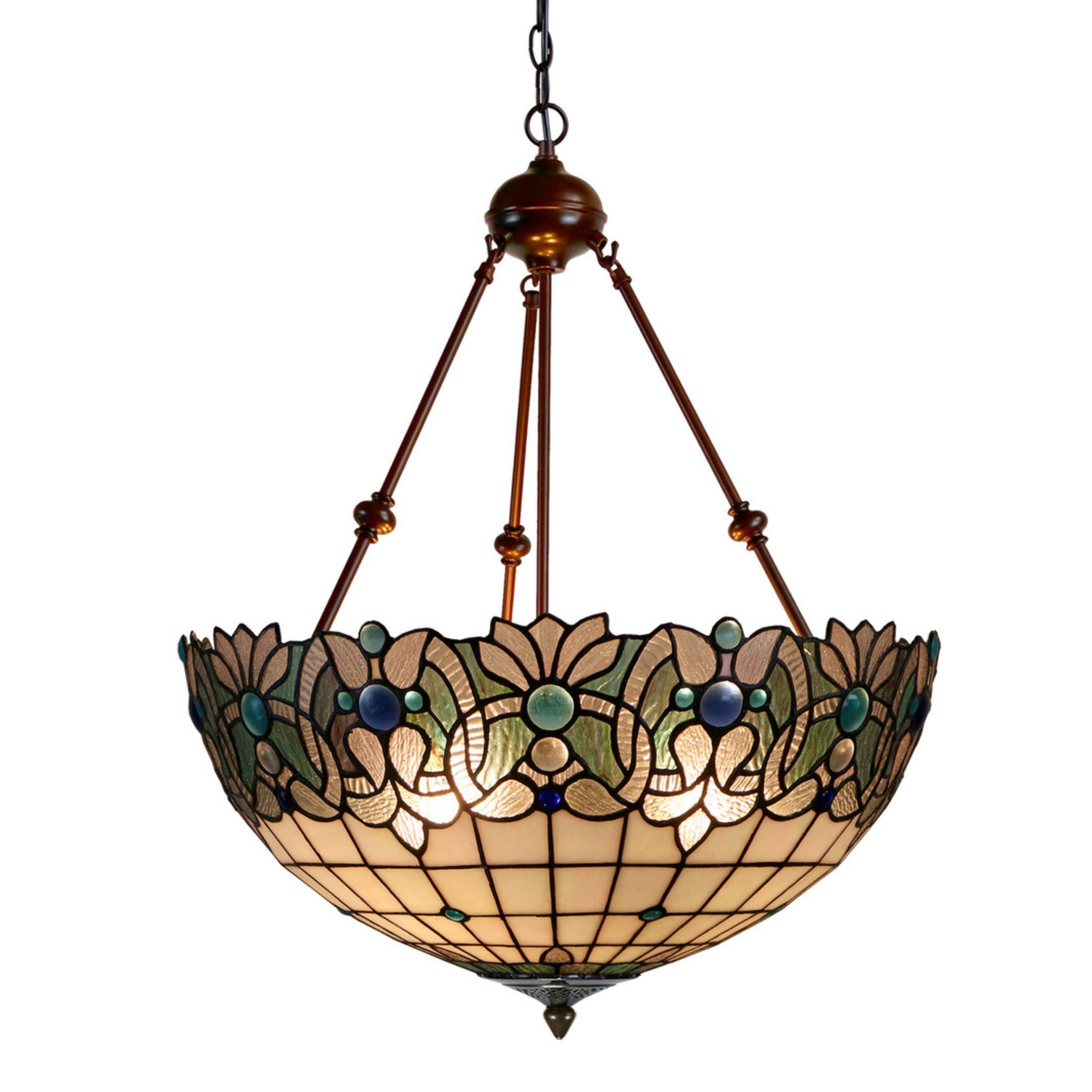 Shelby Uplight Tiffany Pendant